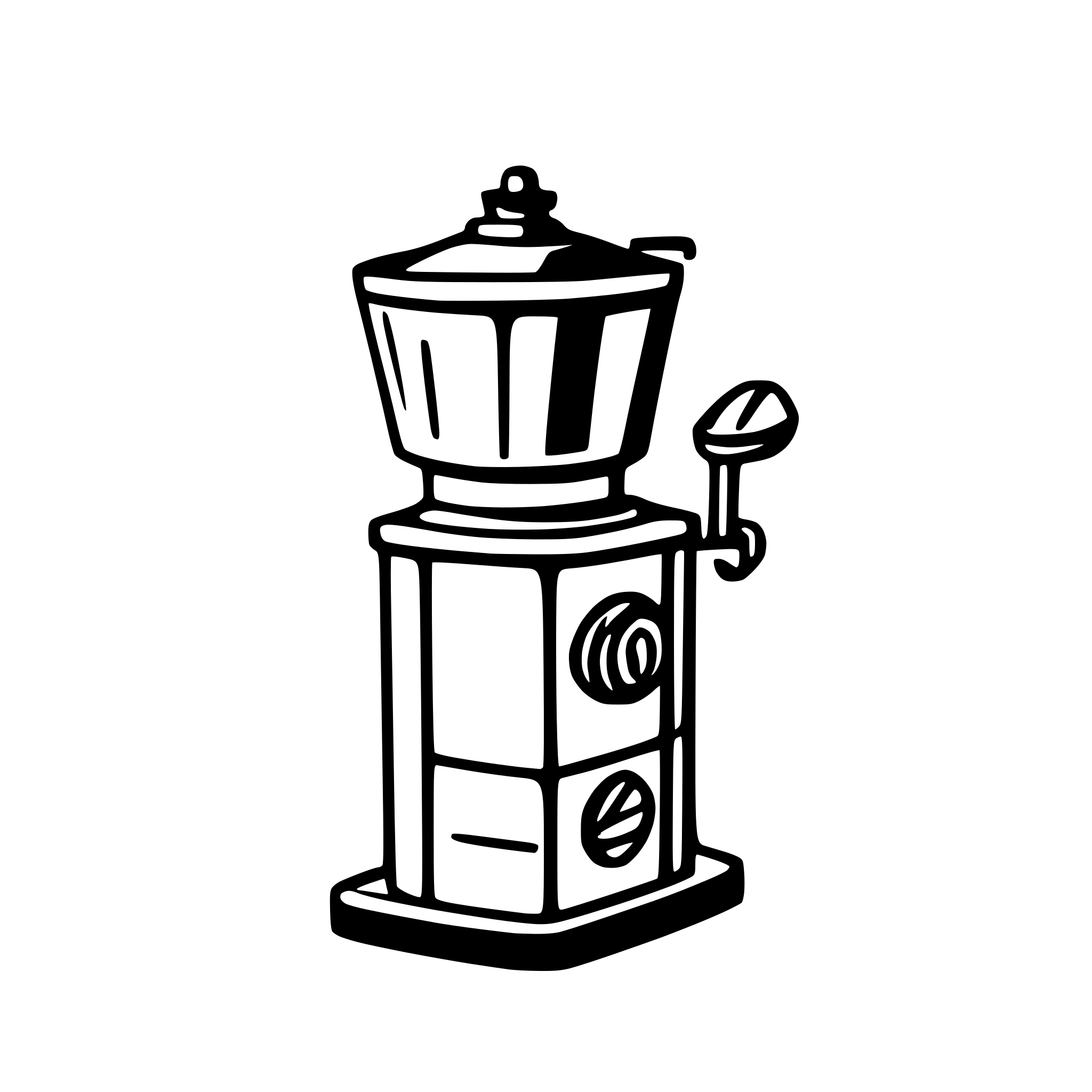 AI-generated SVG of 'modern coffee grinder'