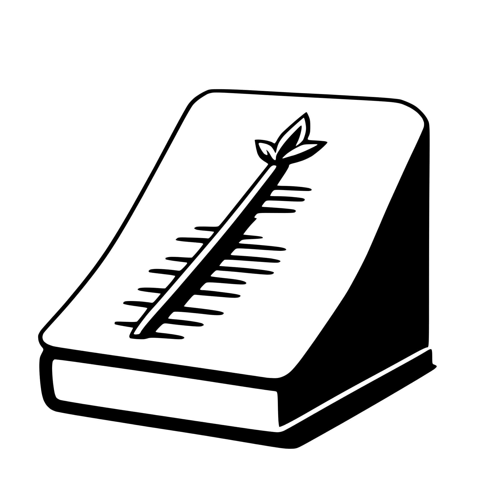 AI-generated SVG of a book