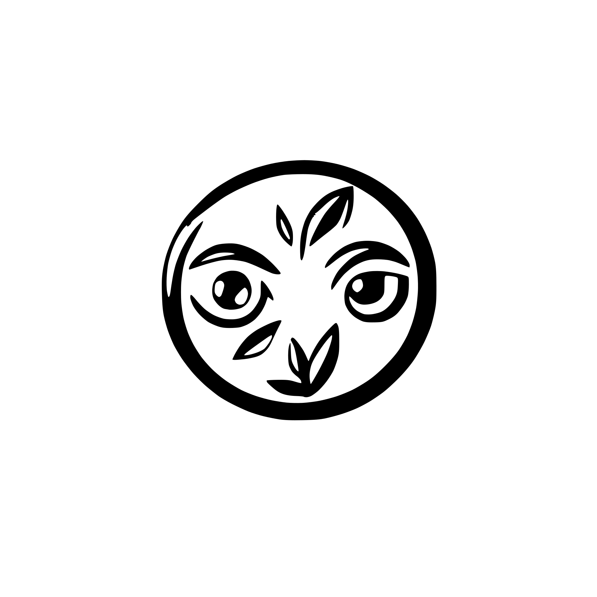 AI-generated SVG of a 3 eyes