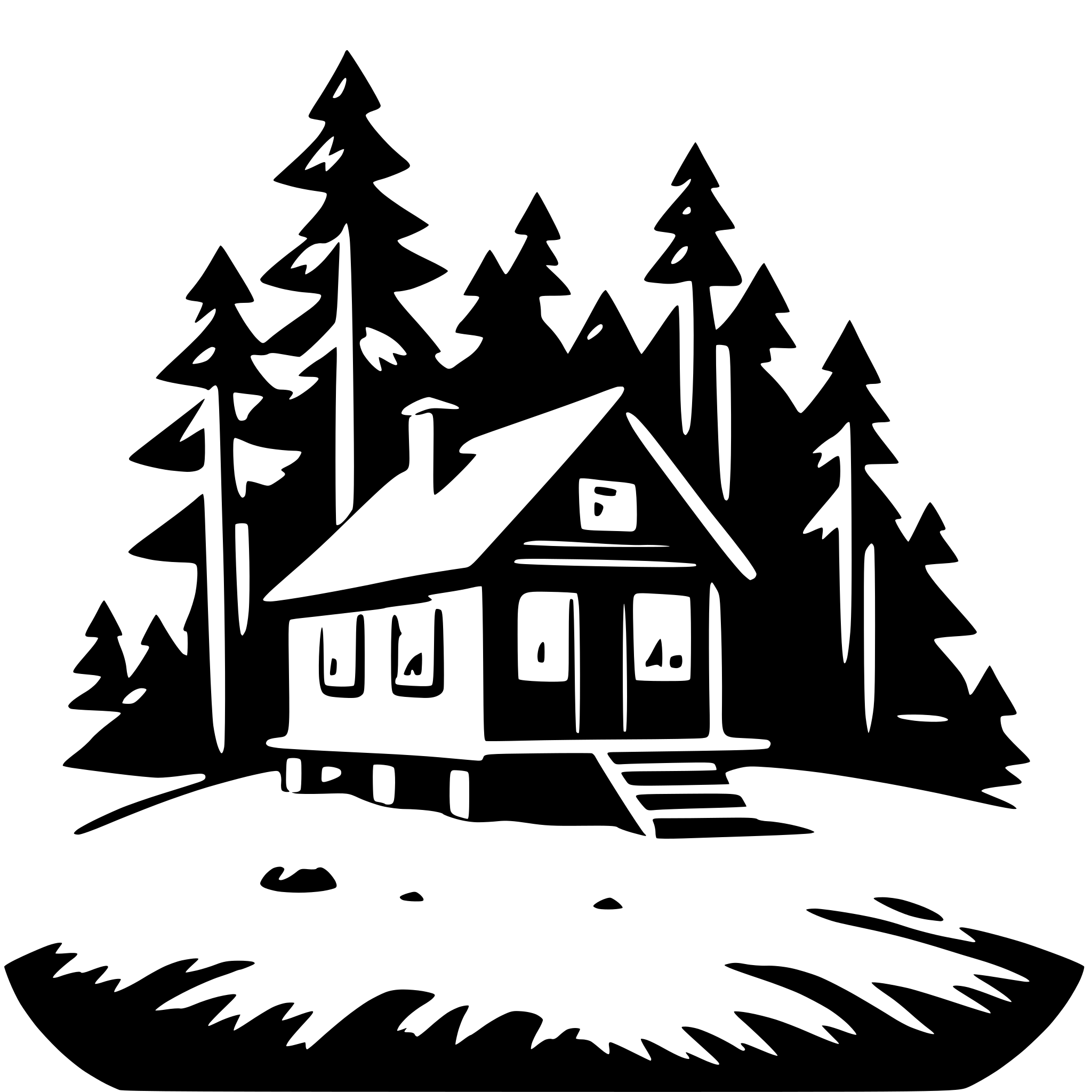 AI-generated SVG of 'Cabin'