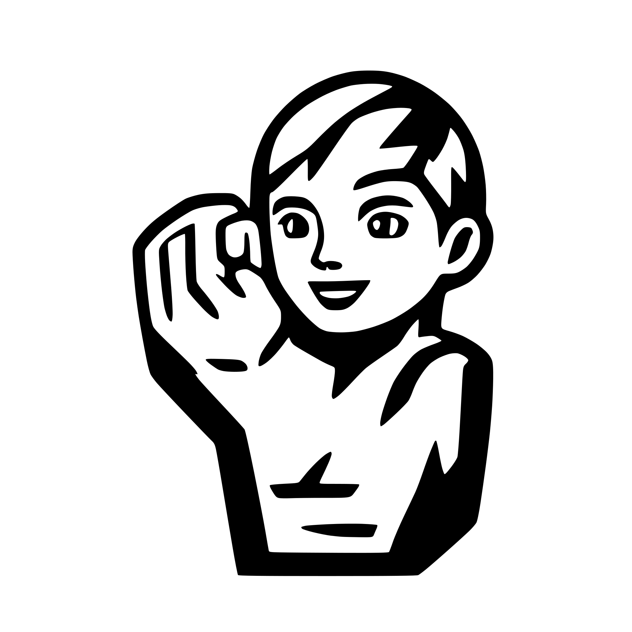 AI-generated SVG of a biceps