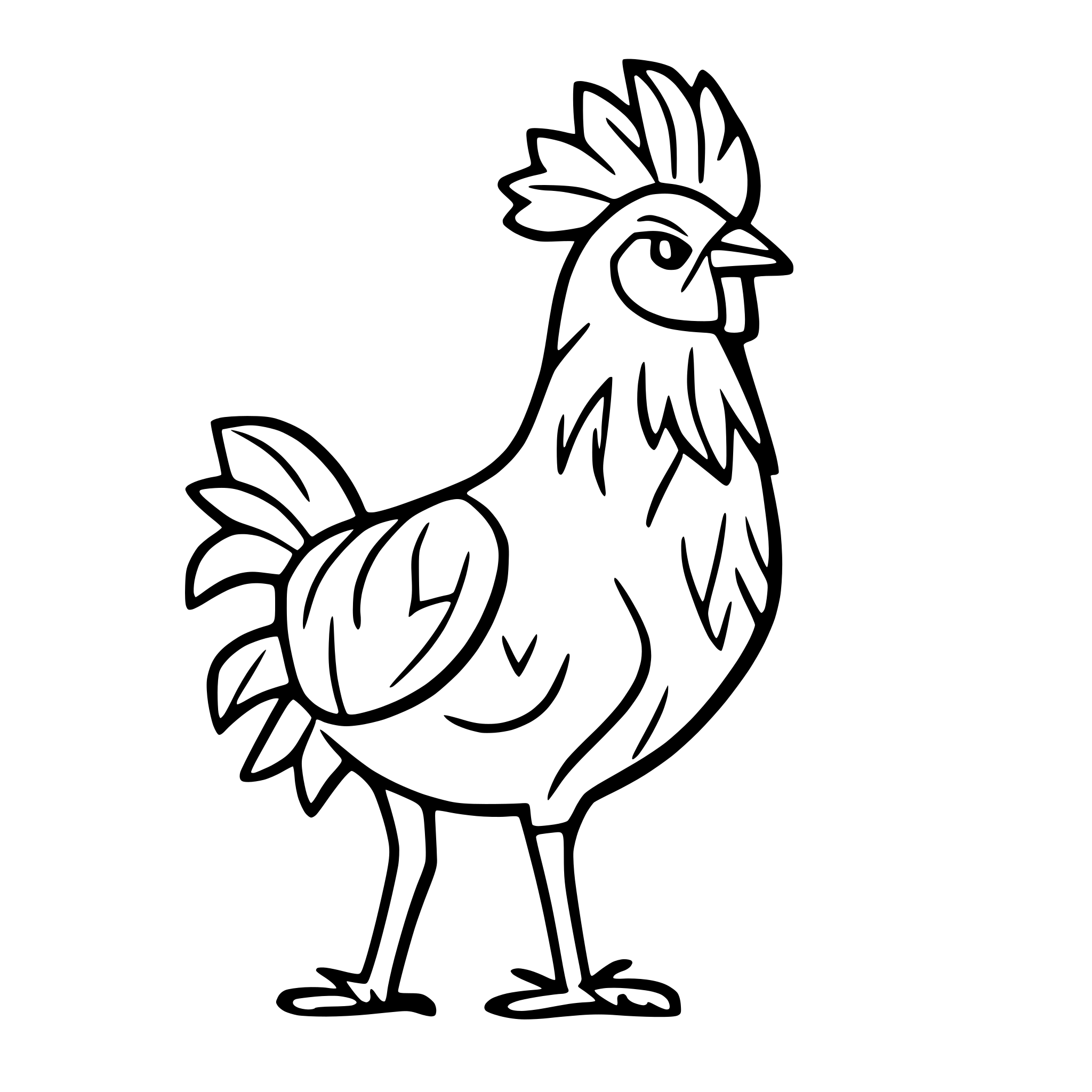 AI-generated SVG of 'cock'