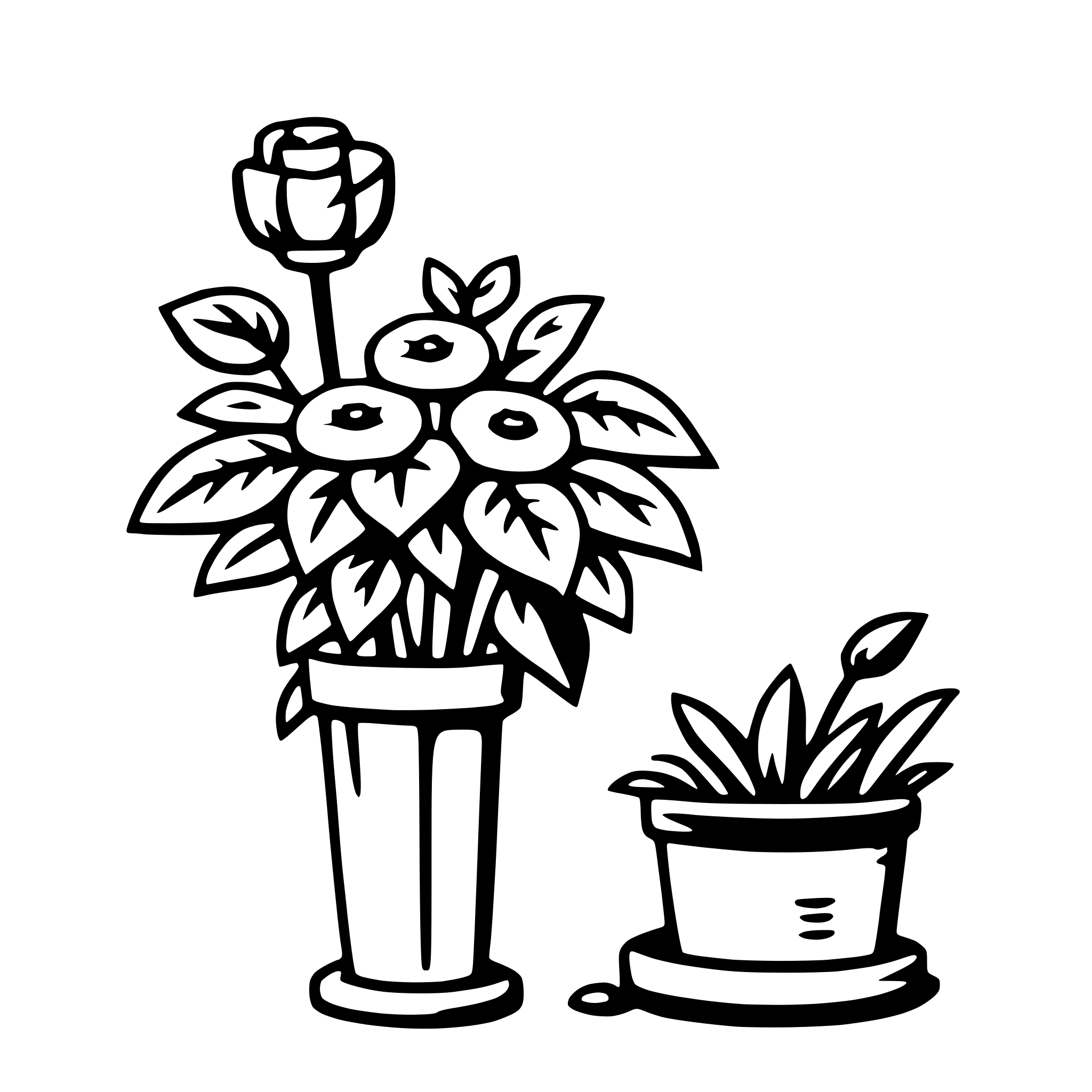 AI-generated SVG of a florist