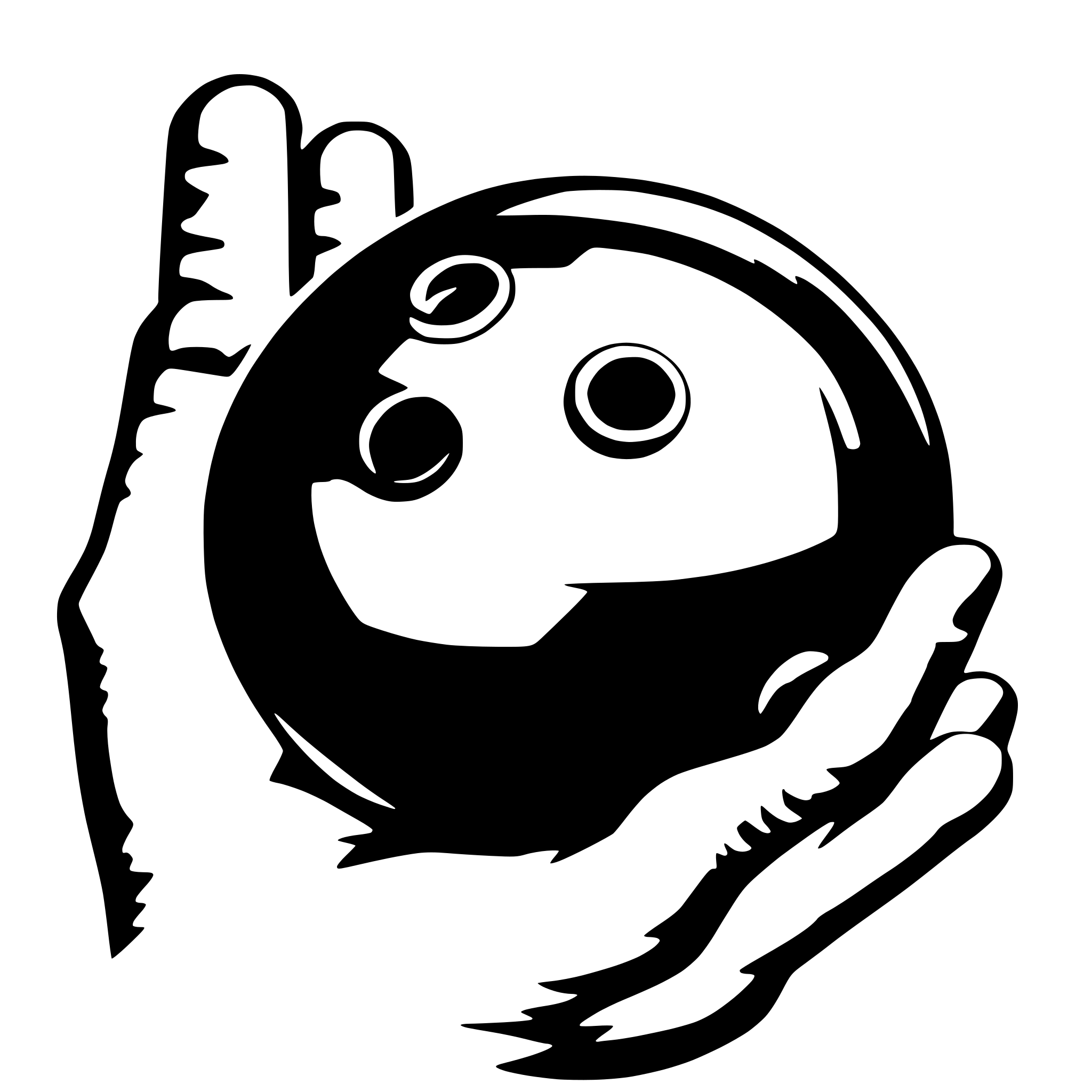 AI-generated SVG of a a hand holding a bowling ball