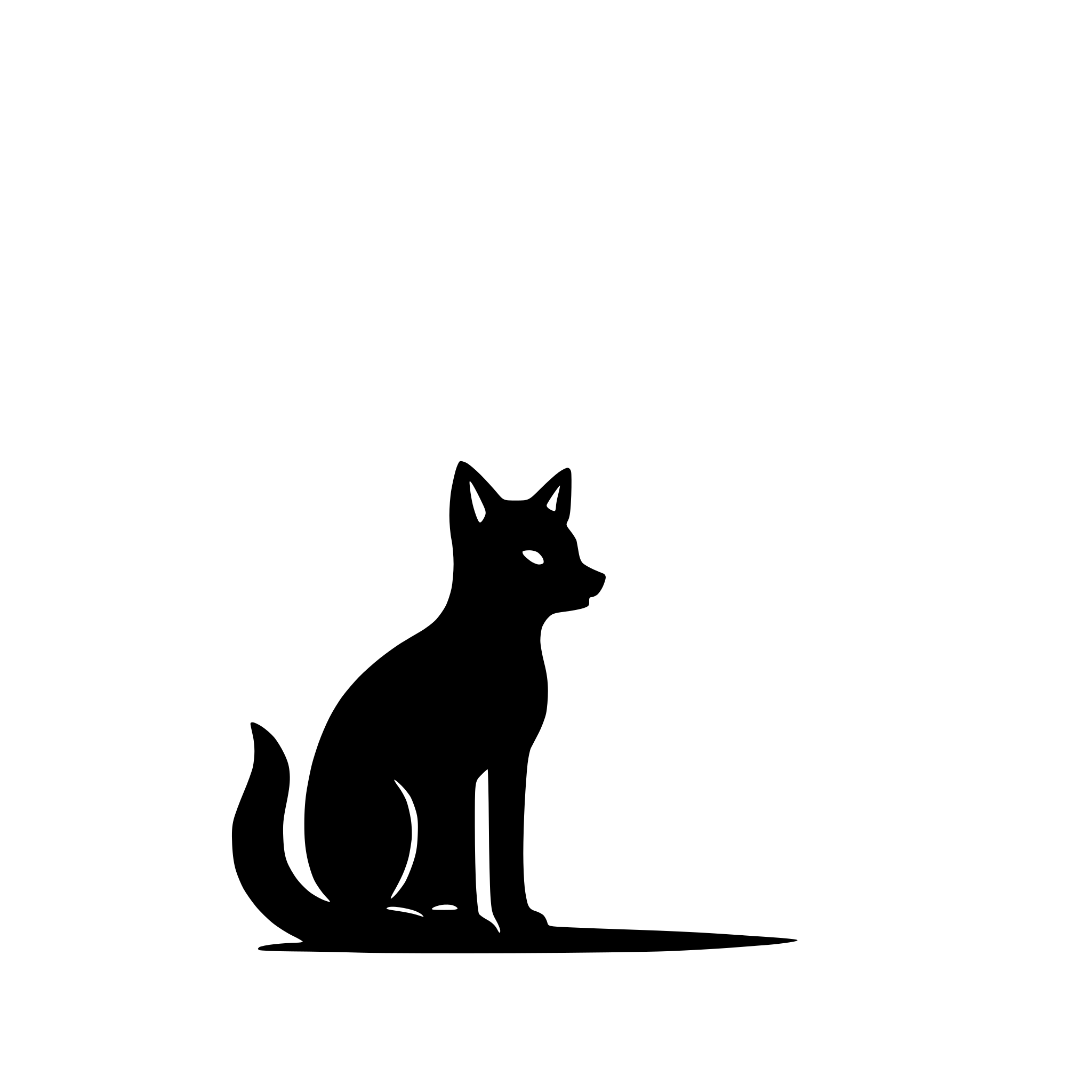 AI-generated SVG of 'fox'
