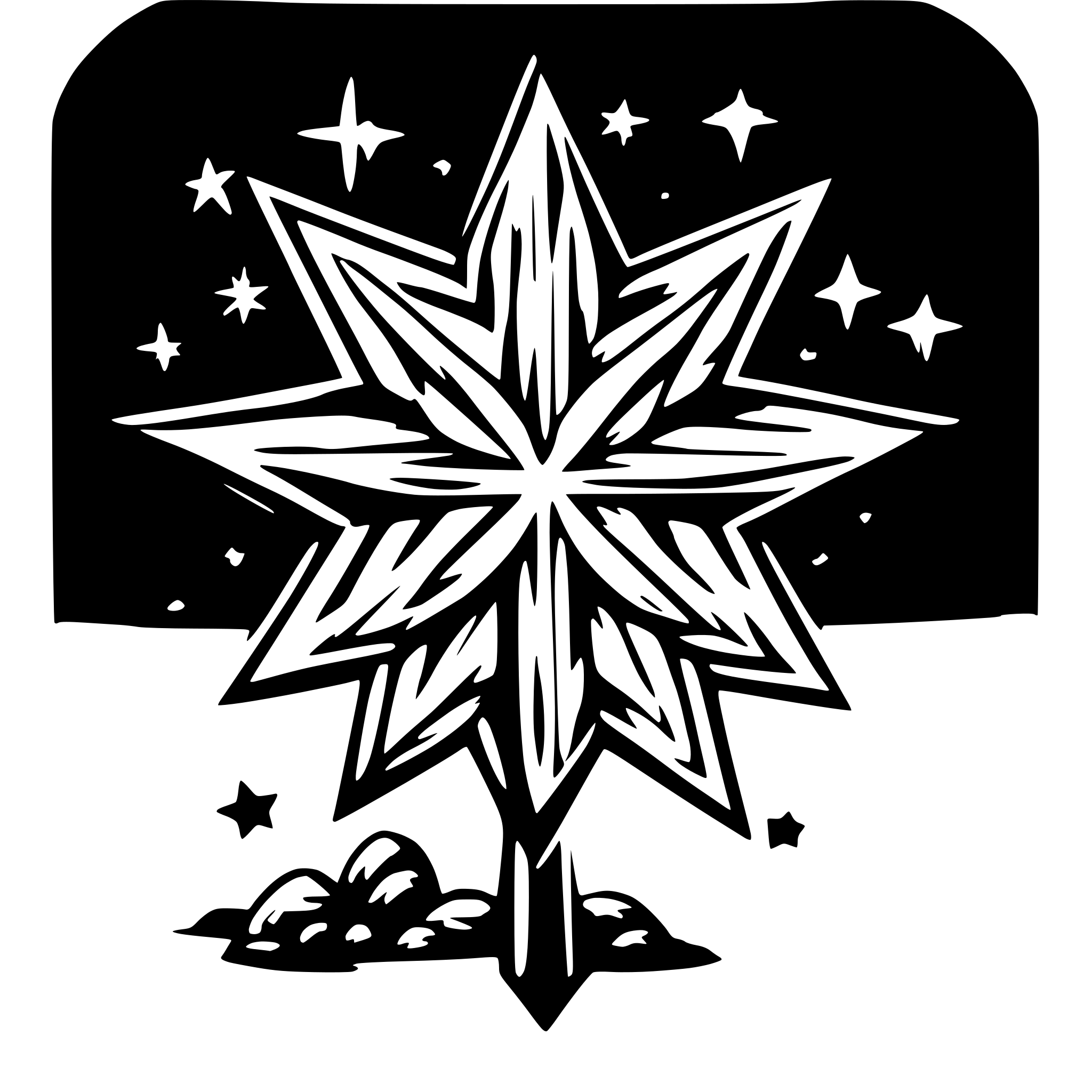 AI-generated SVG of 'Star sky'