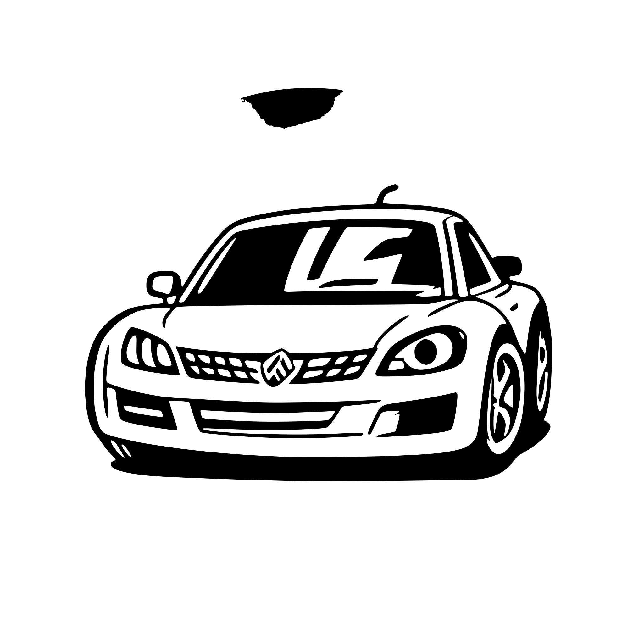 AI-generated SVG of 'auto deportivo rojo'