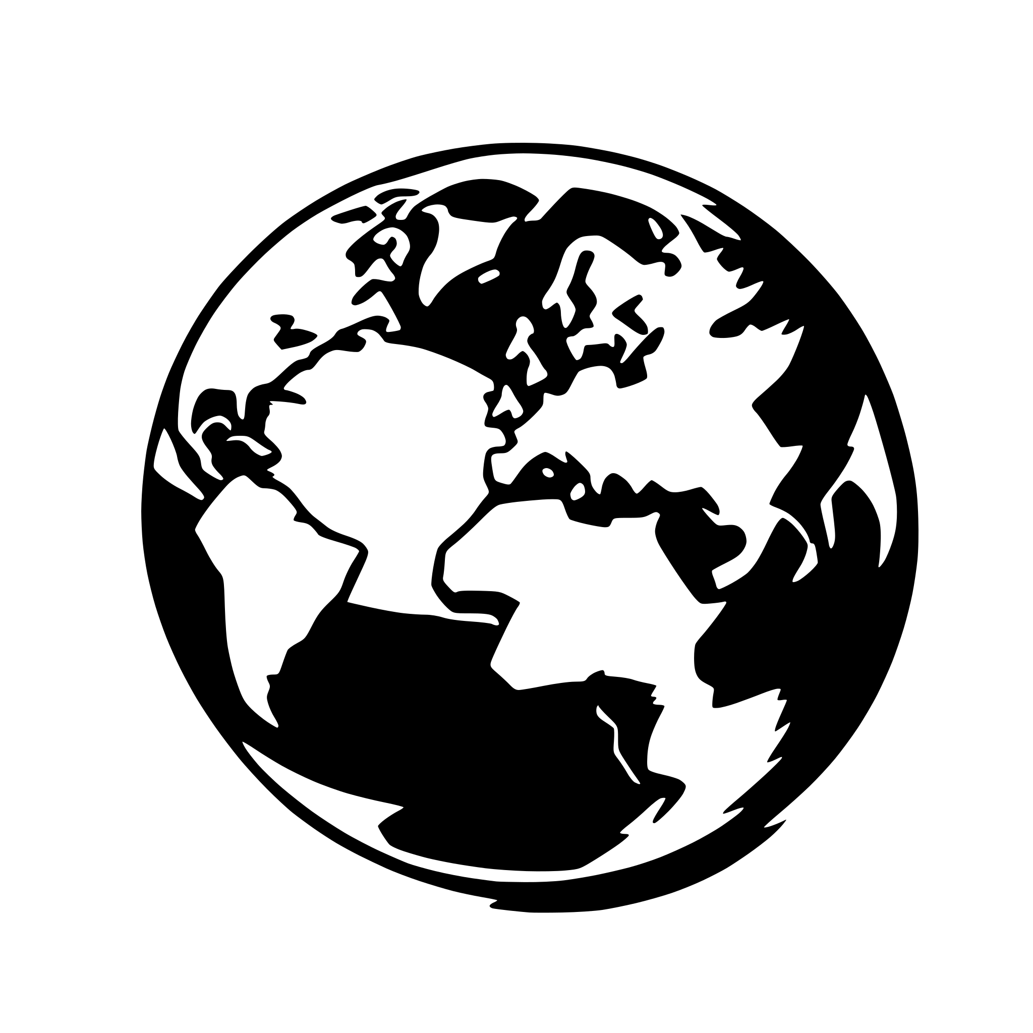 AI-generated SVG of a earth