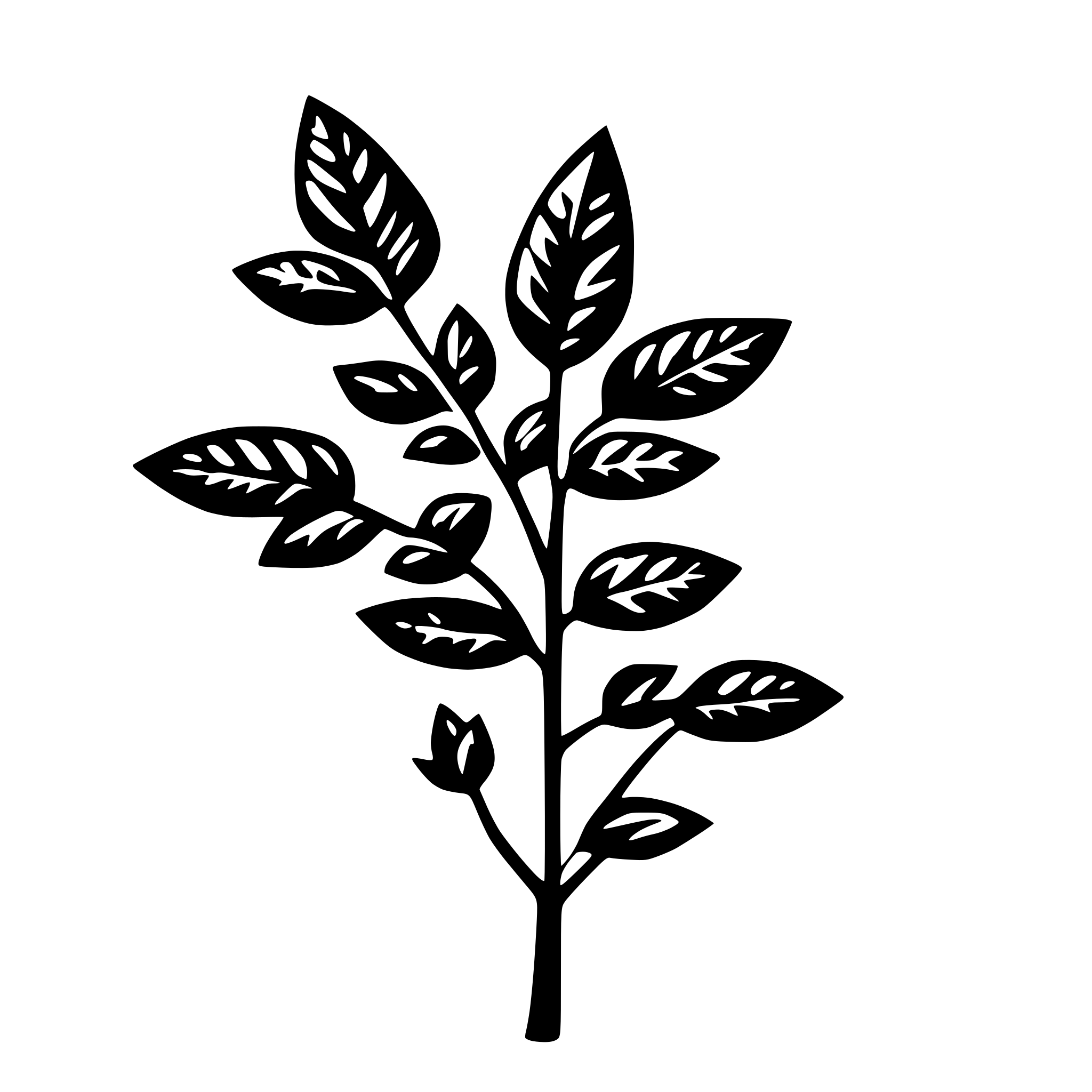 AI-generated SVG of 'thornbush'