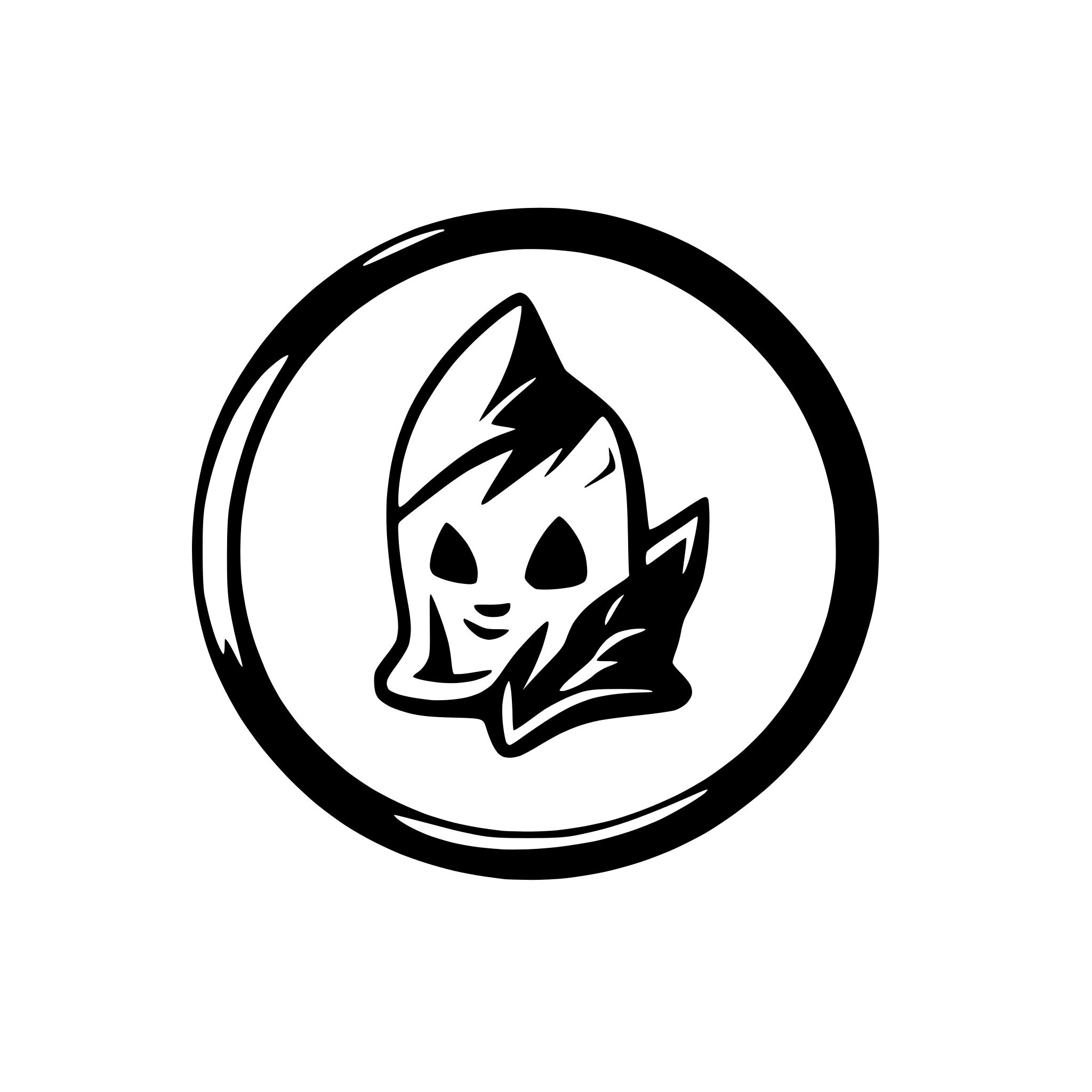 AI-generated SVG of a custe ghost logo