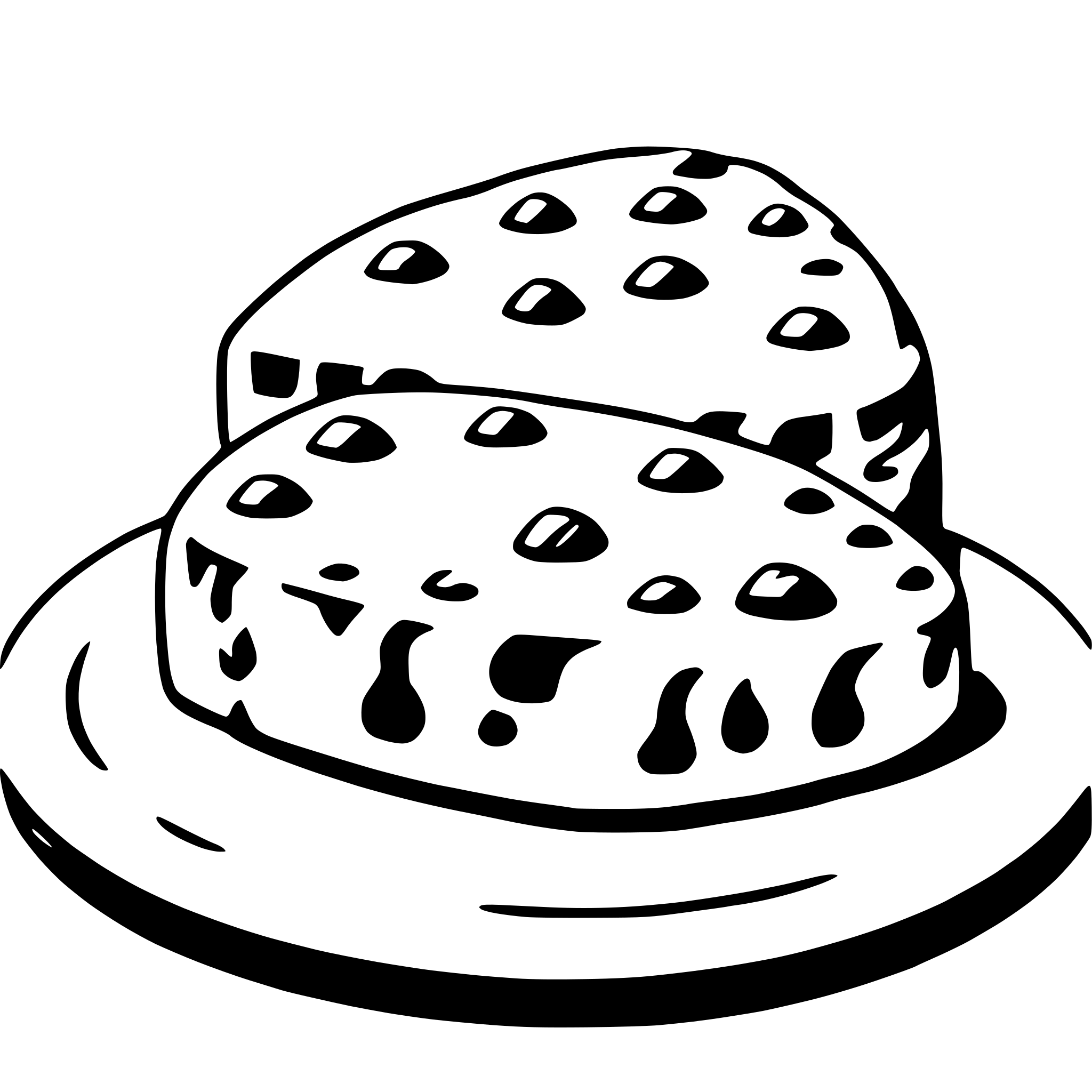 AI-generated SVG of 'scone'