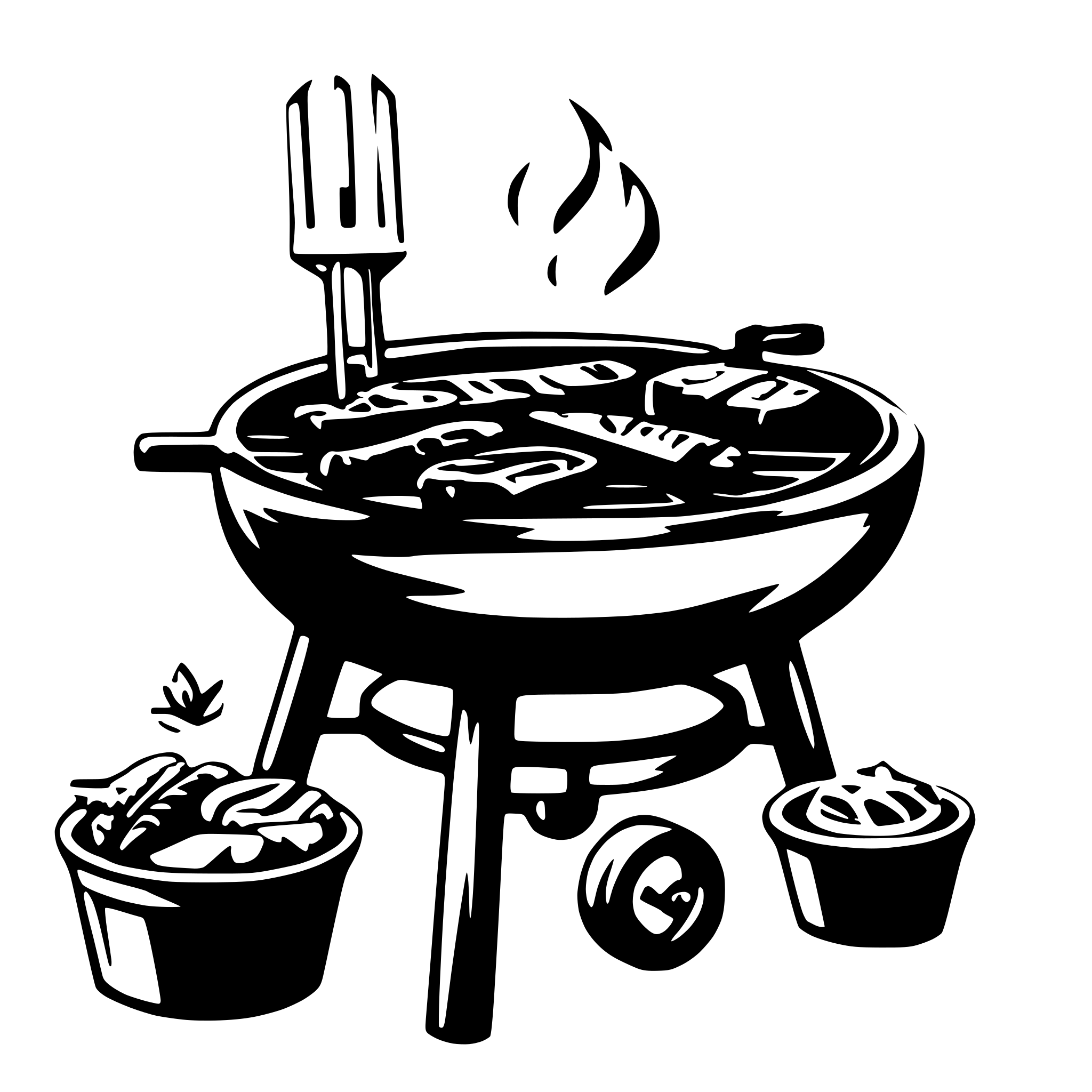 AI-generated SVG of 'barbecue'
