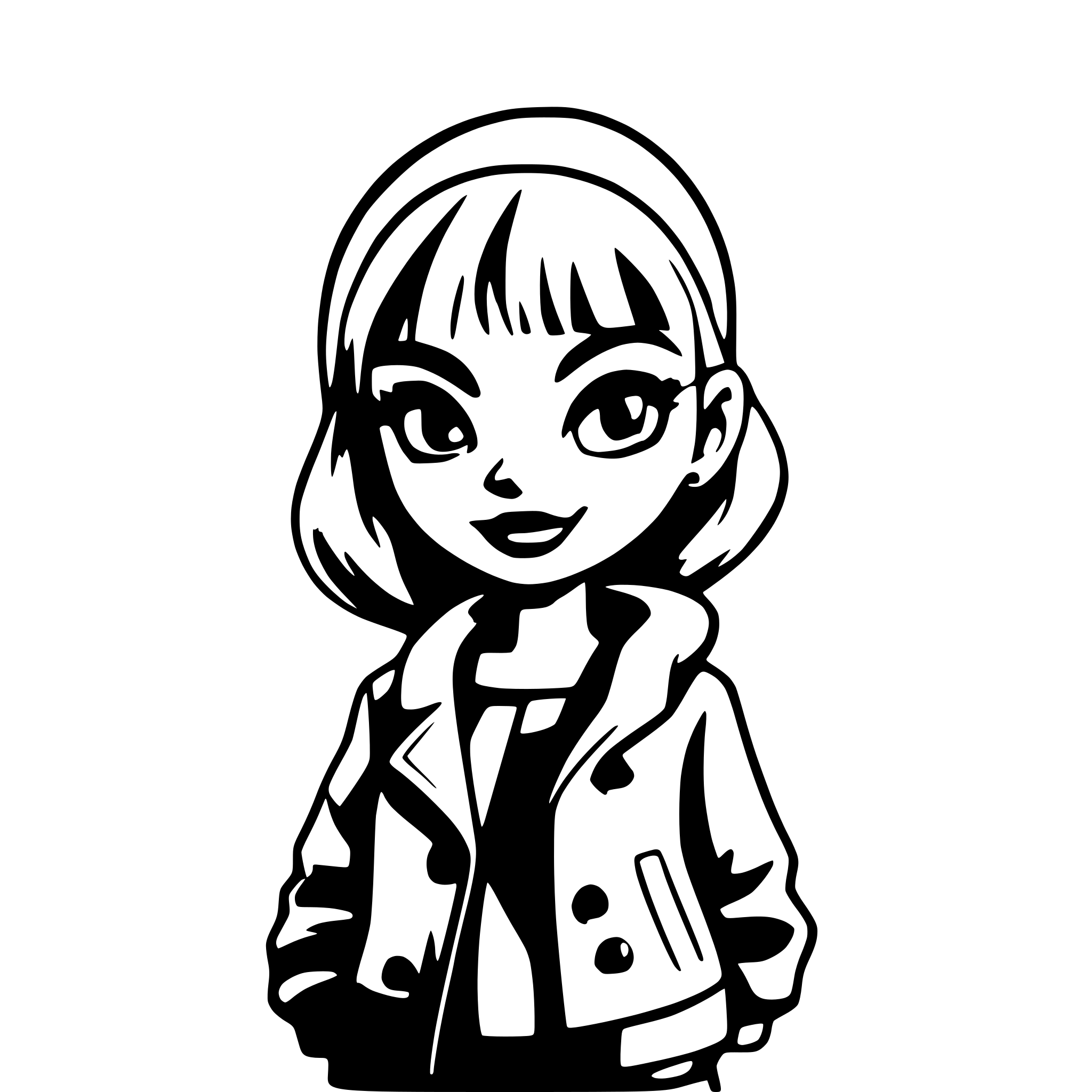 AI-generated SVG of a W.V.T