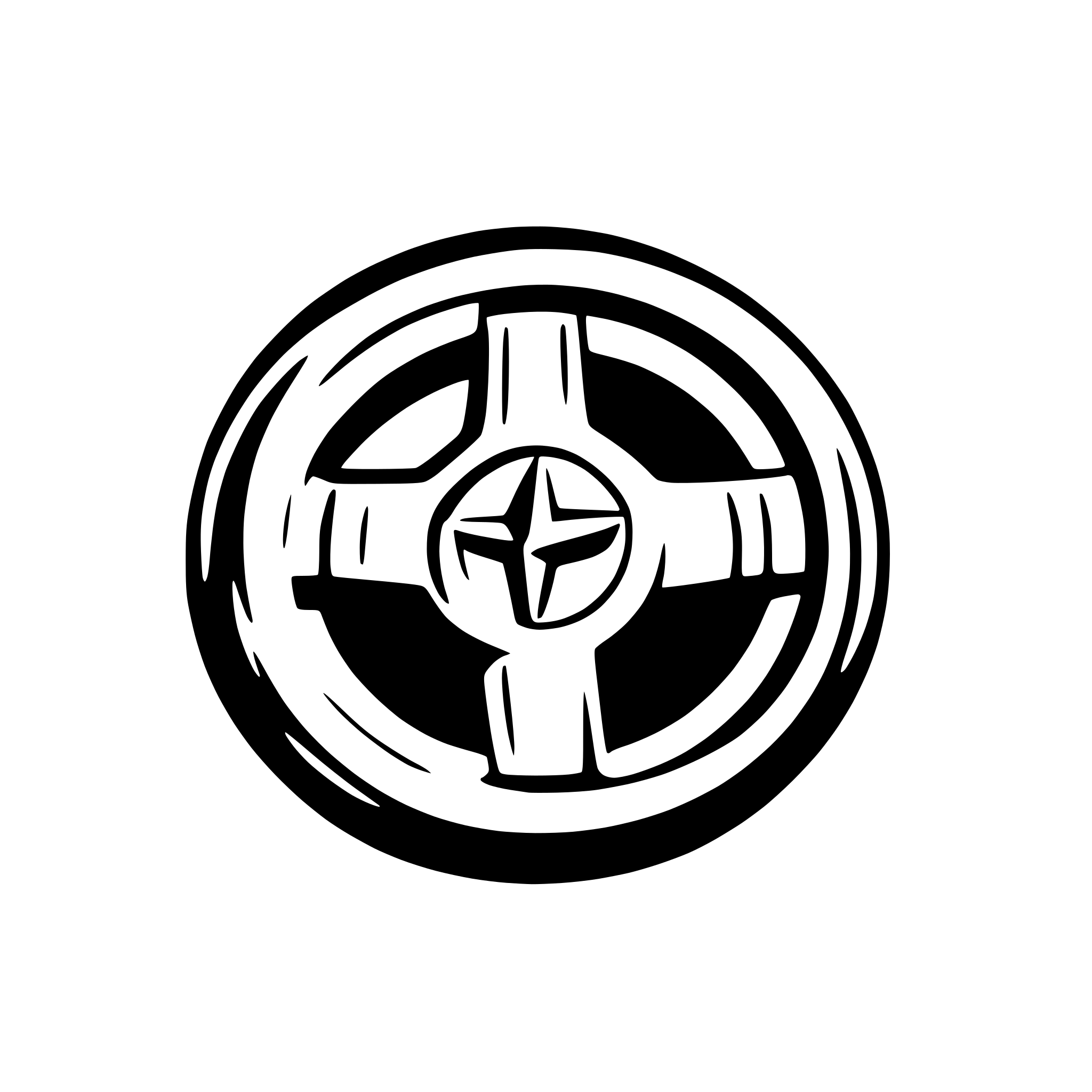 AI-generated SVG of a car wheel