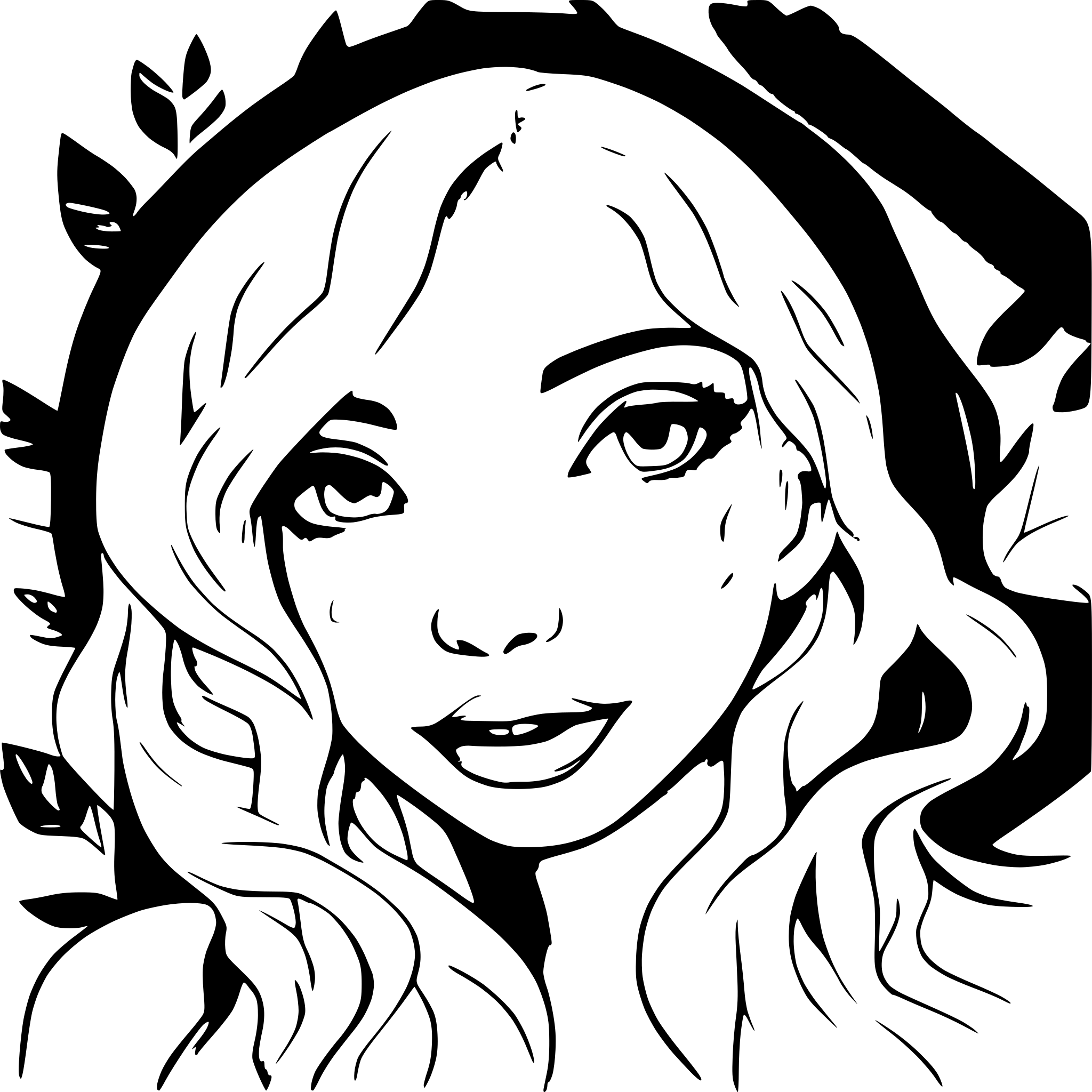 AI-generated SVG of a ida barbarigo multi color artwork