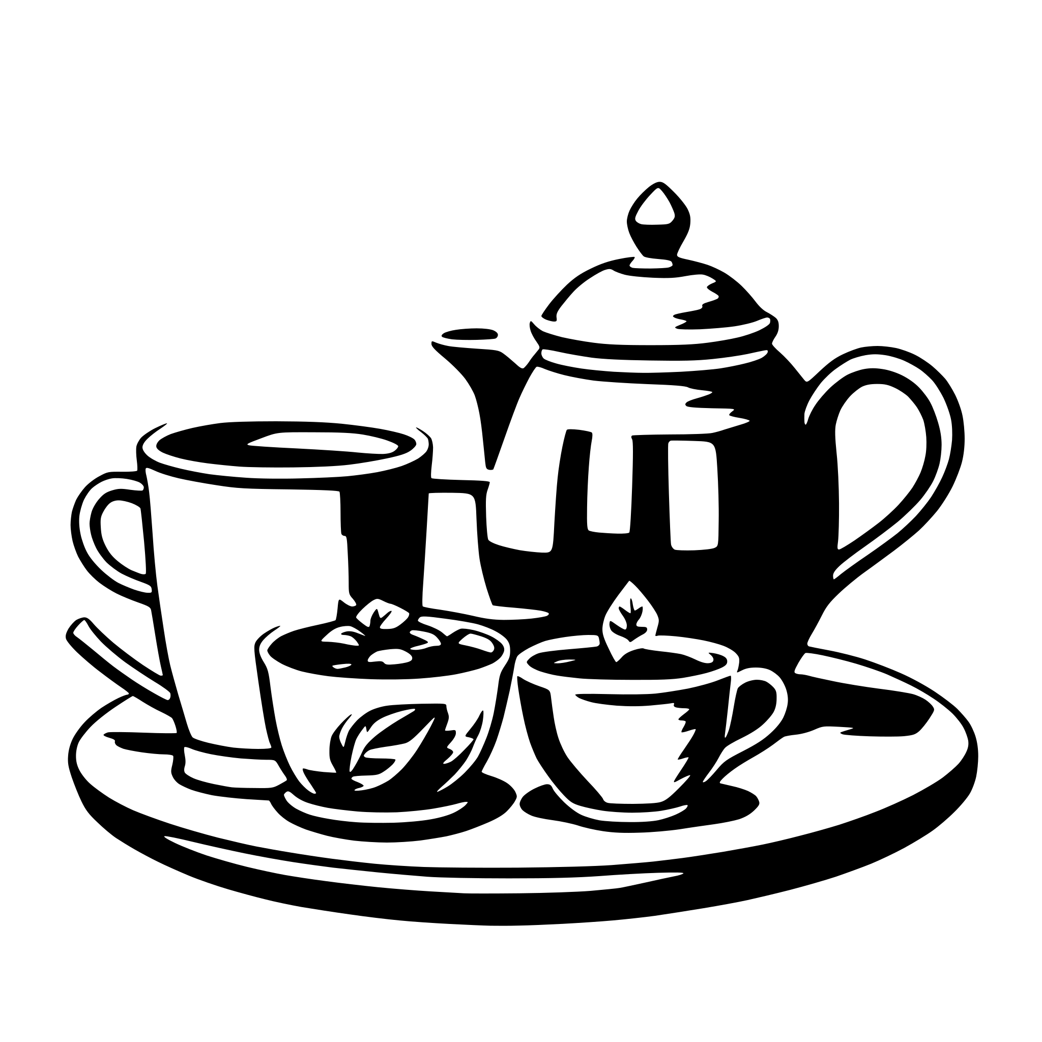 AI-generated SVG of a tea