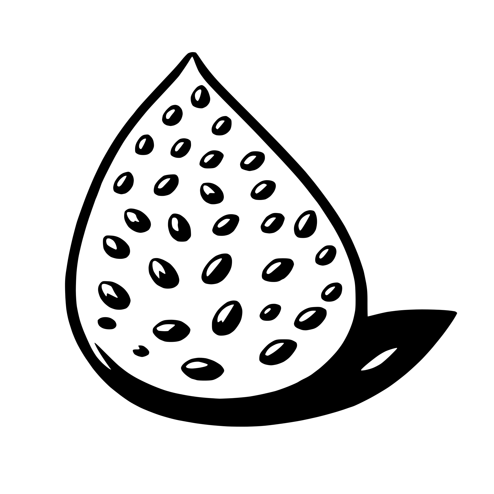 AI-generated SVG of 'sesame seed'