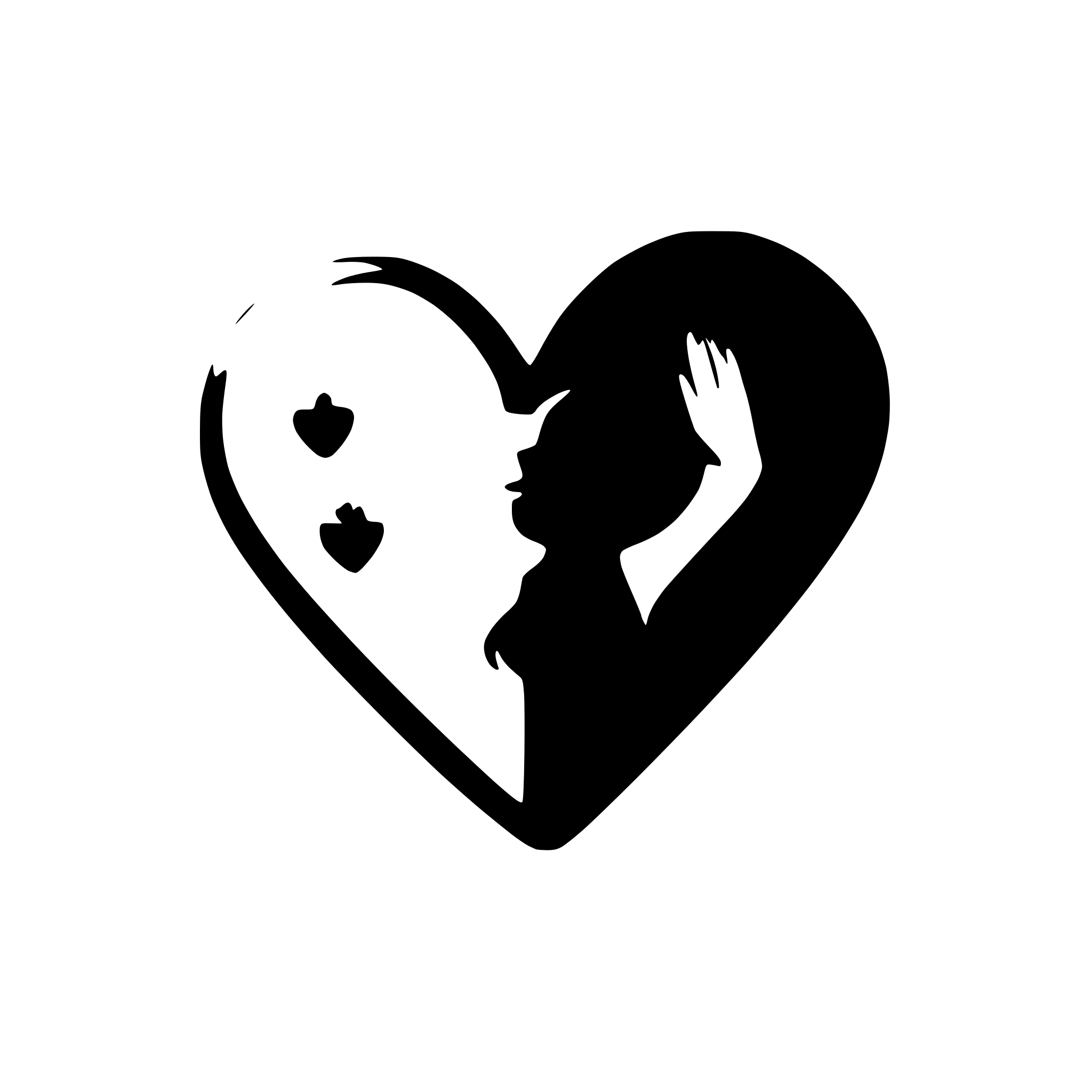 AI-generated SVG of 'heart shape'