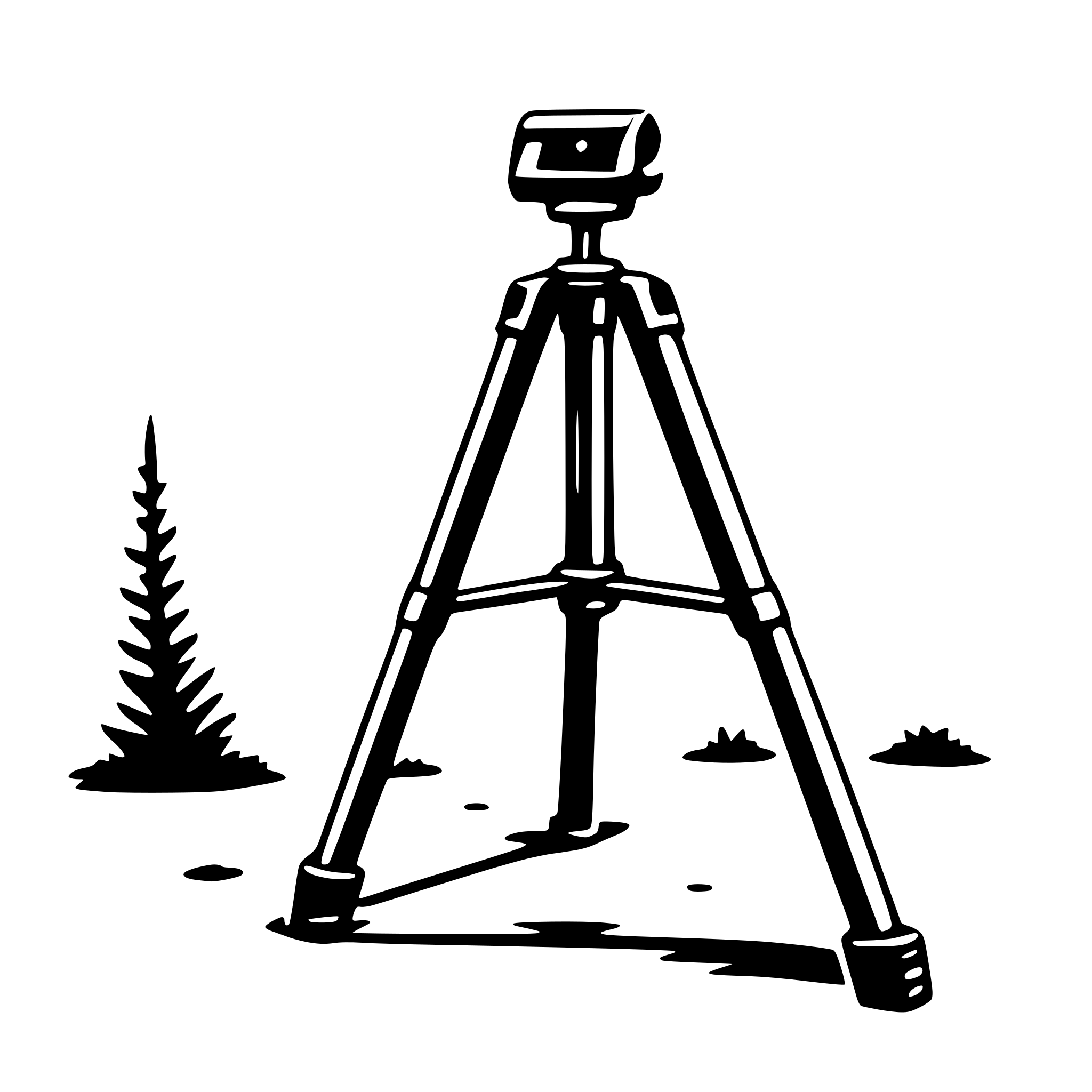 AI-generated SVG of a tripod