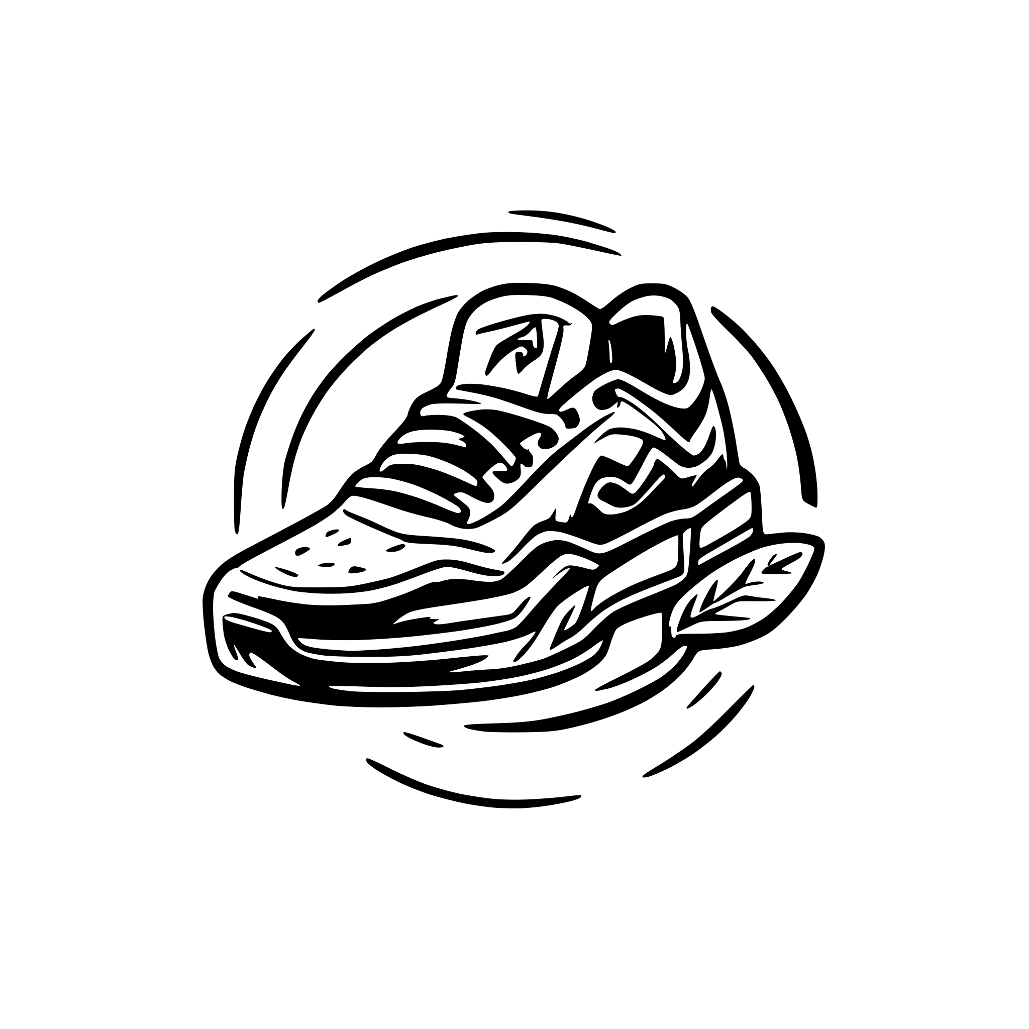 AI-generated SVG of a Create a logo for a sneaker store on Instagram, the name is NGSW STORE and as a subname SNEAKERS AND STREATWEAR
