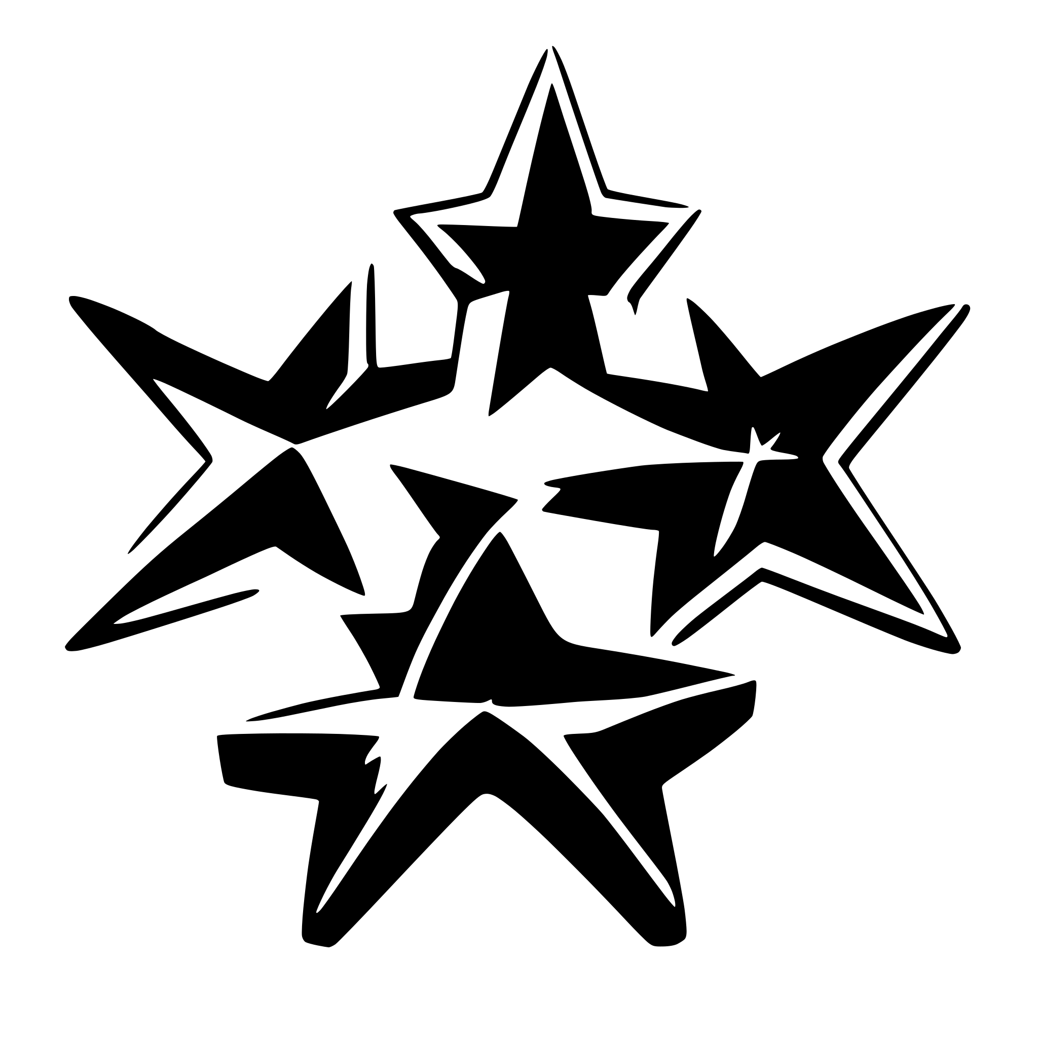AI-generated SVG of 'Quad stars'