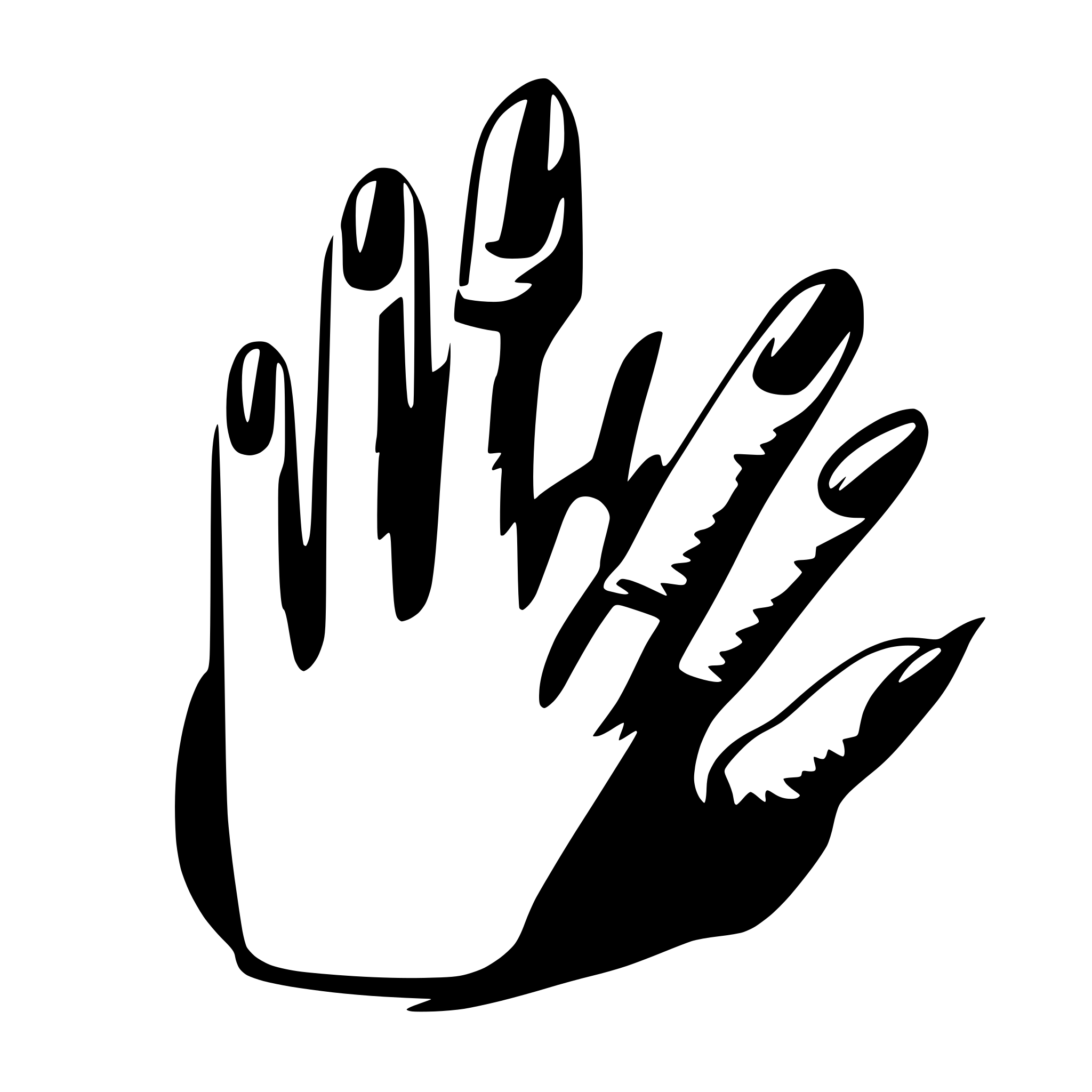 AI-generated SVG of 'Beauty Nail'
