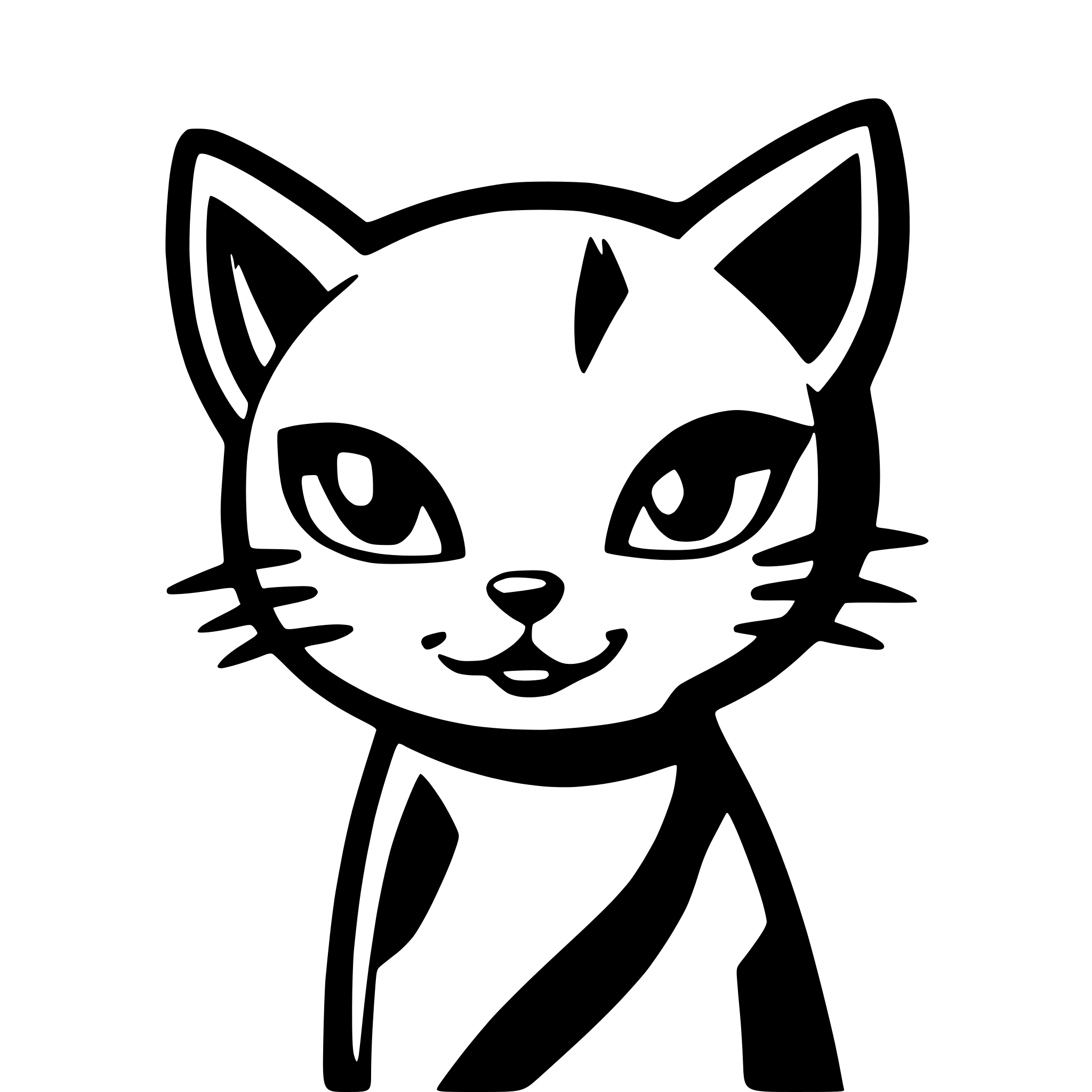 AI-generated SVG of a cat tabby Its eyes are closed (making a please eye)and its nose is pink. The background is blurred, making the cat the focal point of the image. The color is white, while there are a exclave a circle in ear to face which color orange in a front facing AI-generated SVG of a cat tabby Its eyes are closed (making a please eye)and its nose is pink. The background is blurred, making the cat the focal point of the image. The color is white, while there are a exclave a circle in ear to face which color orange in a front facing