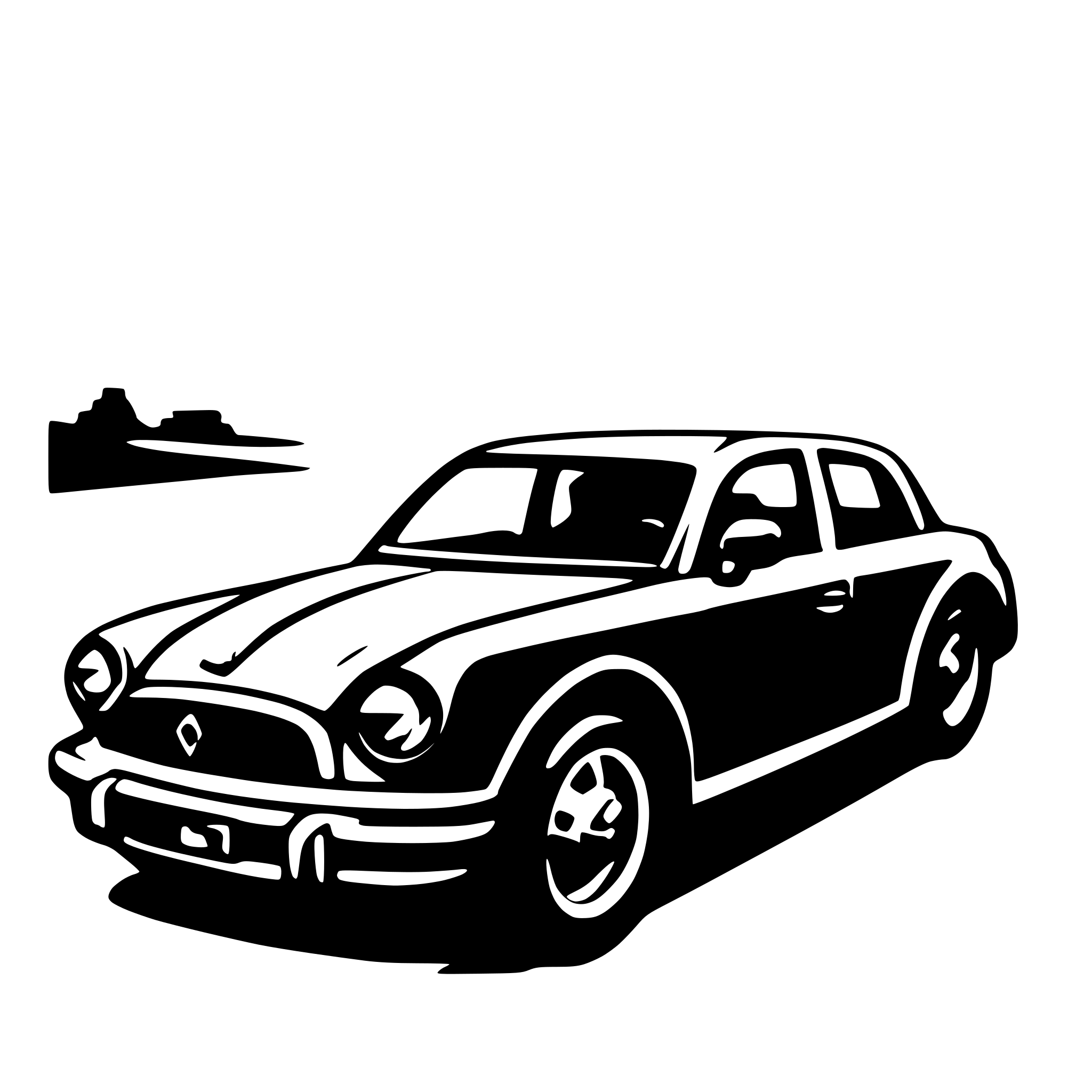 AI-generated SVG of a car