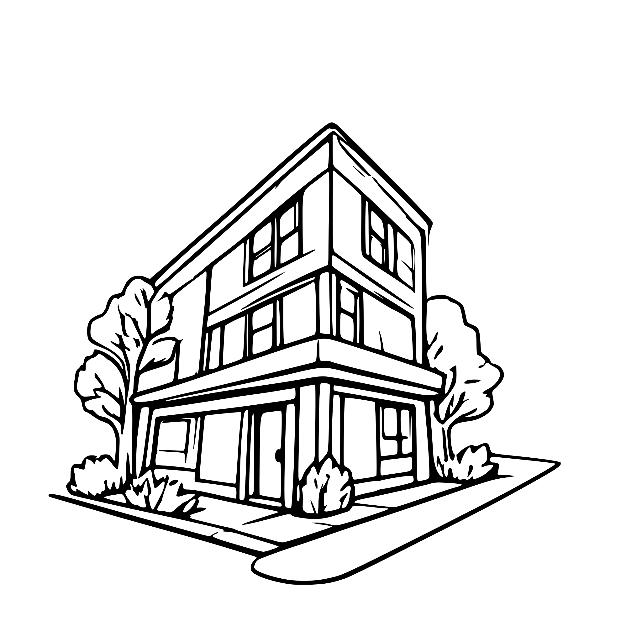 AI-generated SVG of 'plano texas street'