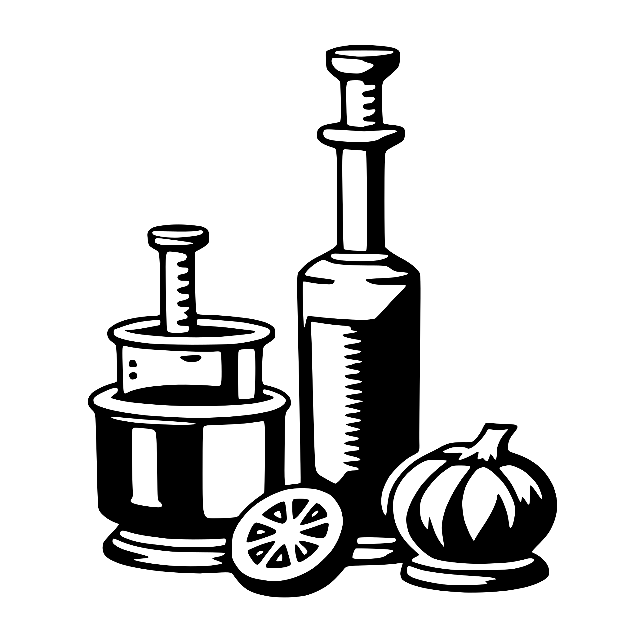 AI-generated SVG of a alembic