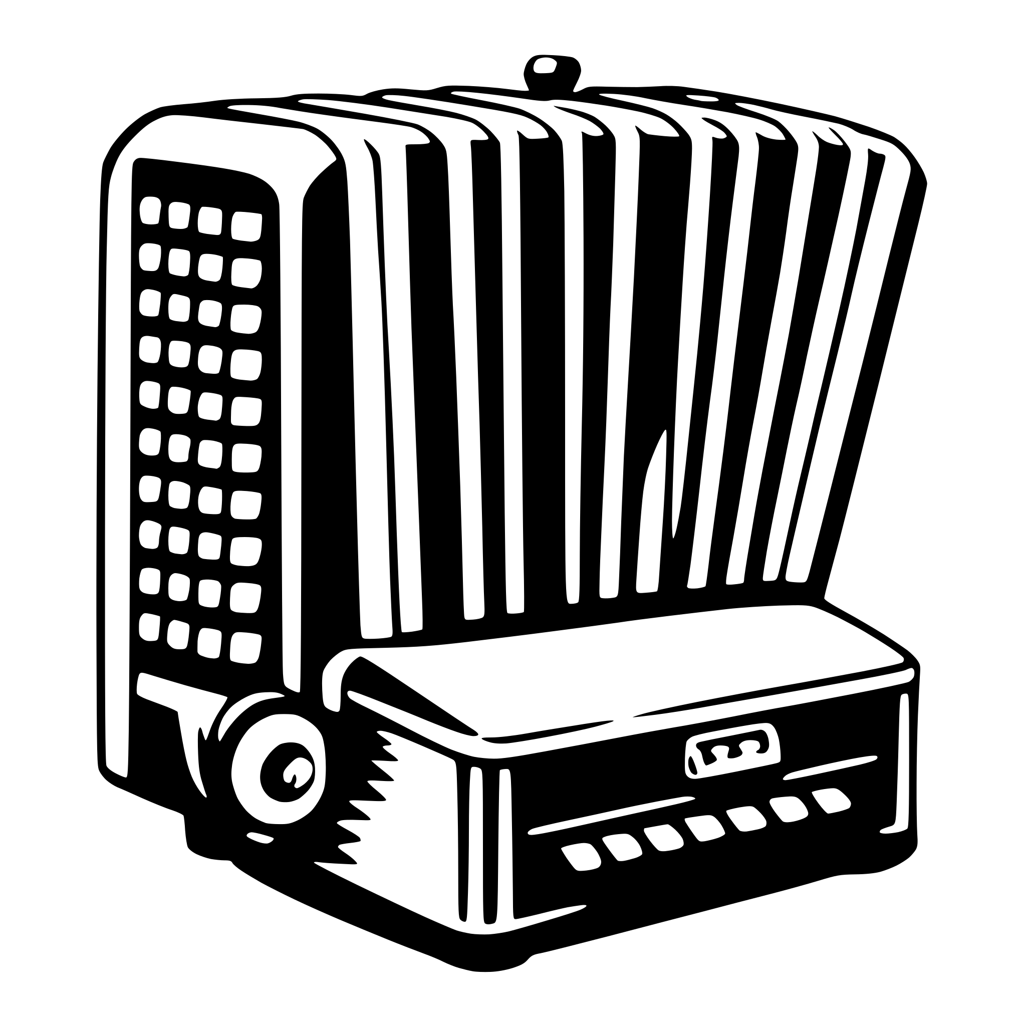 AI-generated SVG of 'accordion'
