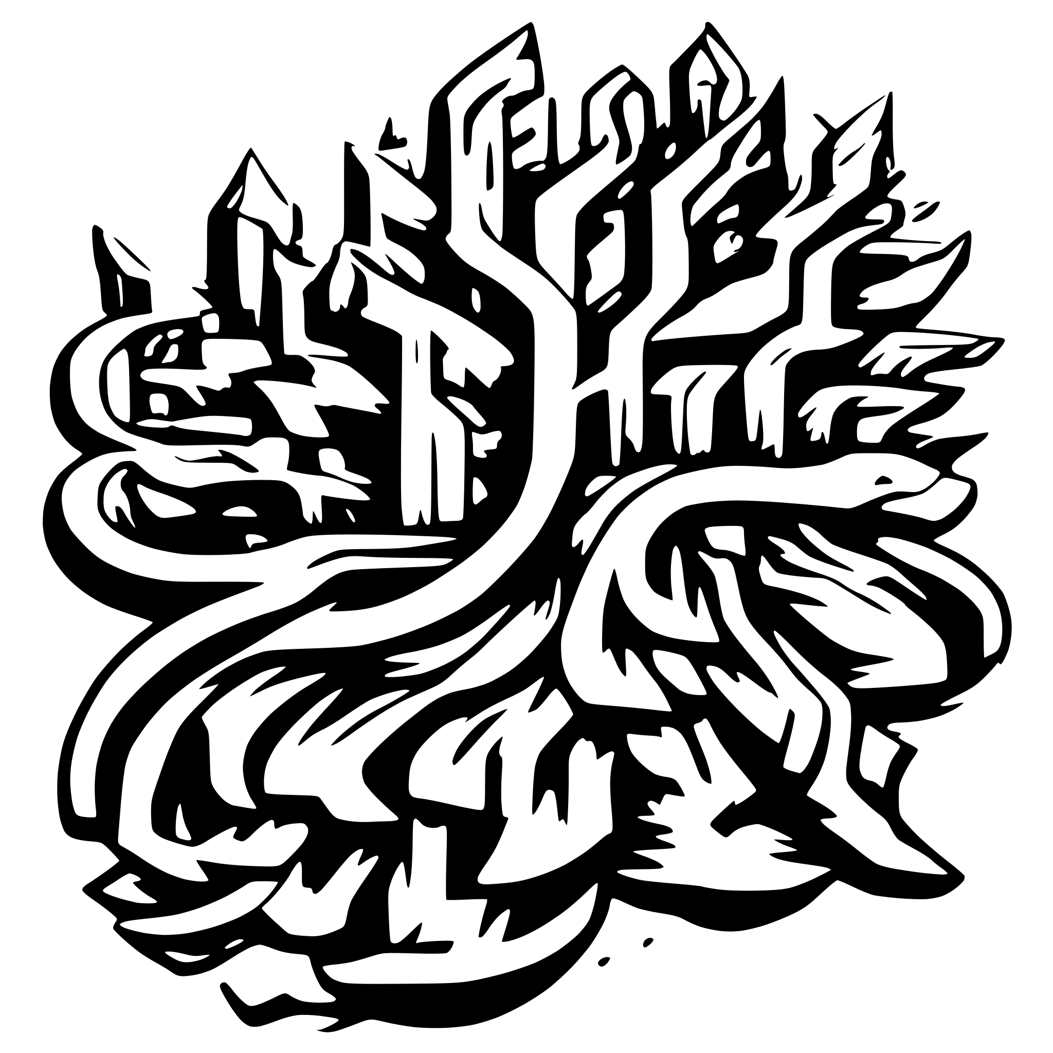 AI-generated SVG of a the coolest image ever