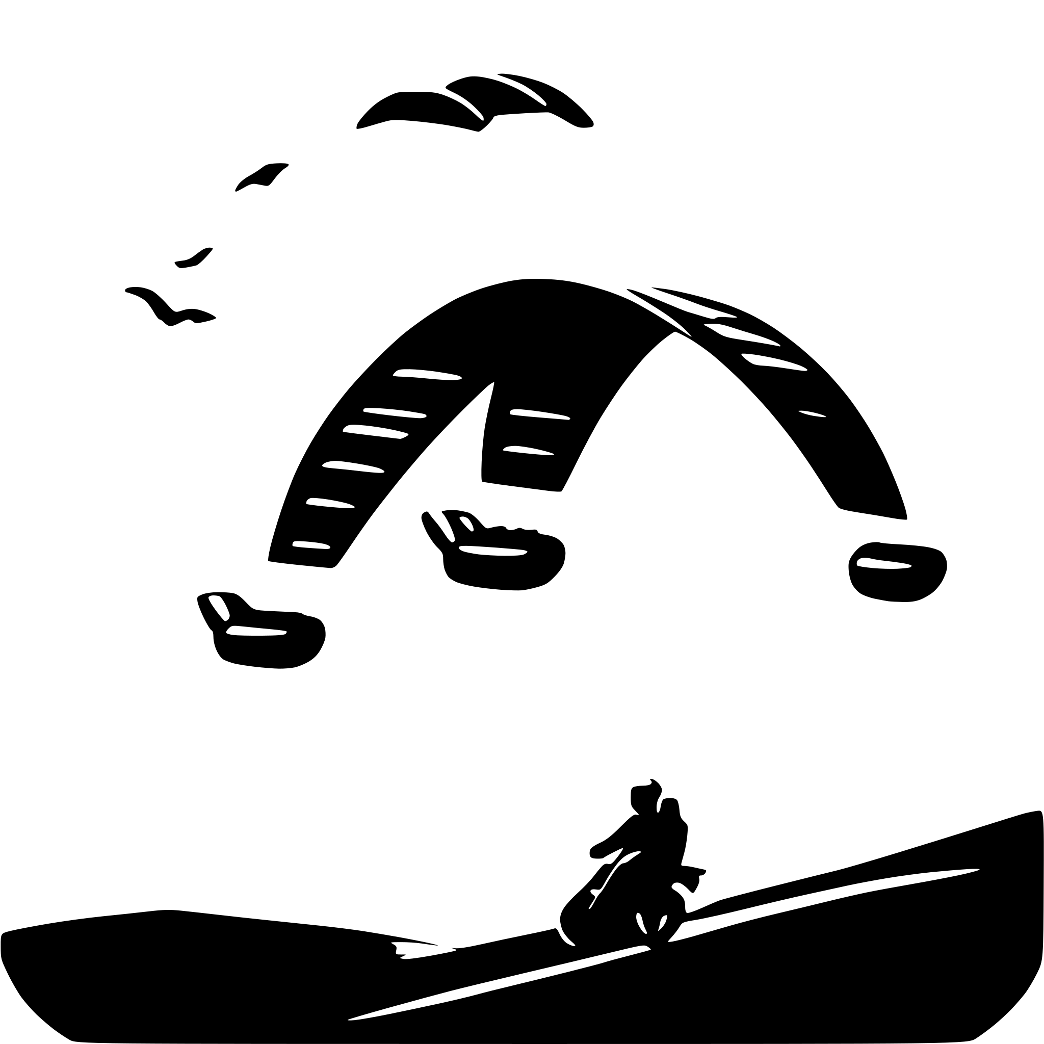 AI-generated SVG of 'tandem paraglider'