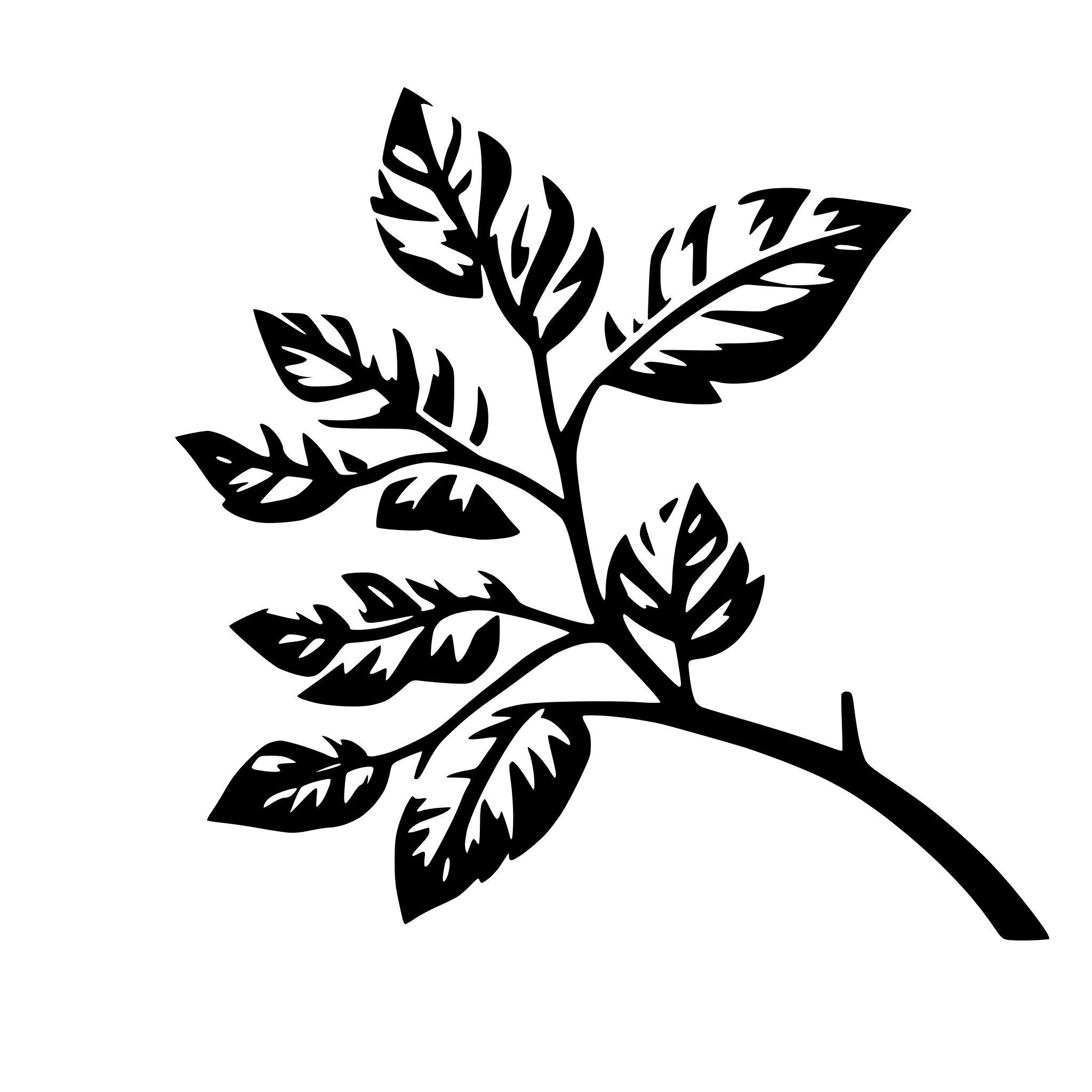 AI-generated SVG of 'make a branch'