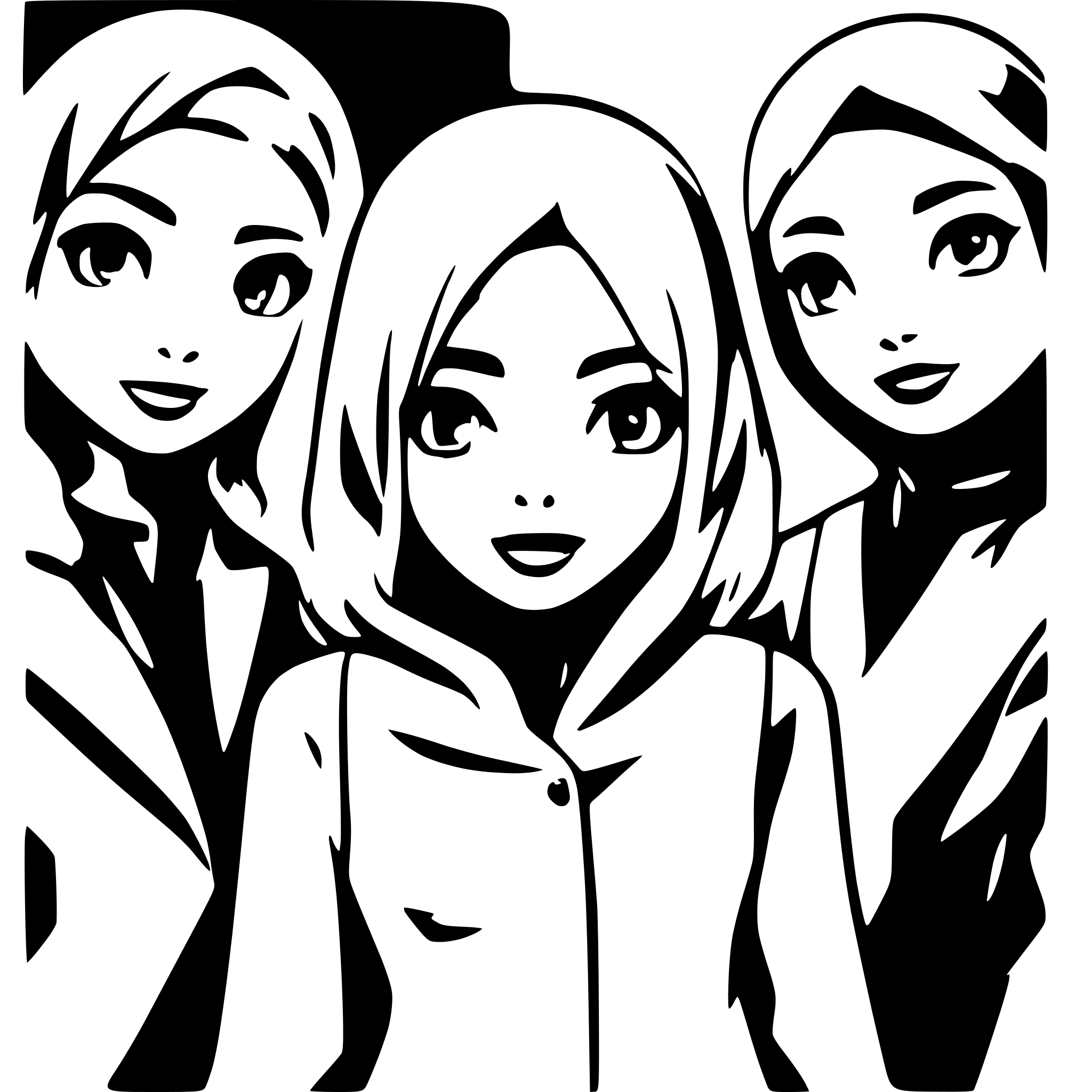 AI-generated SVG of a group of palestinian people feeling sad