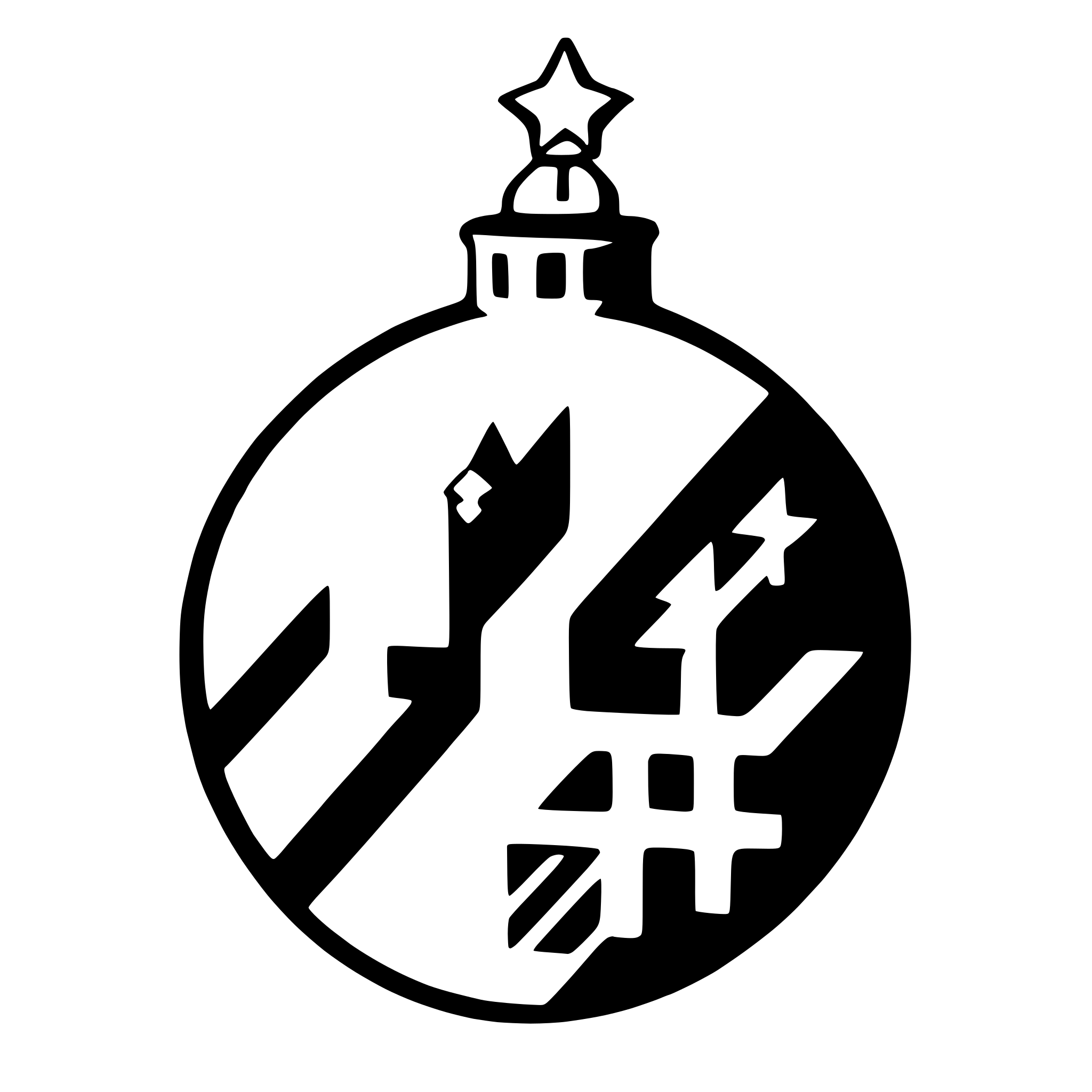 AI-generated SVG of a christmas ornaments