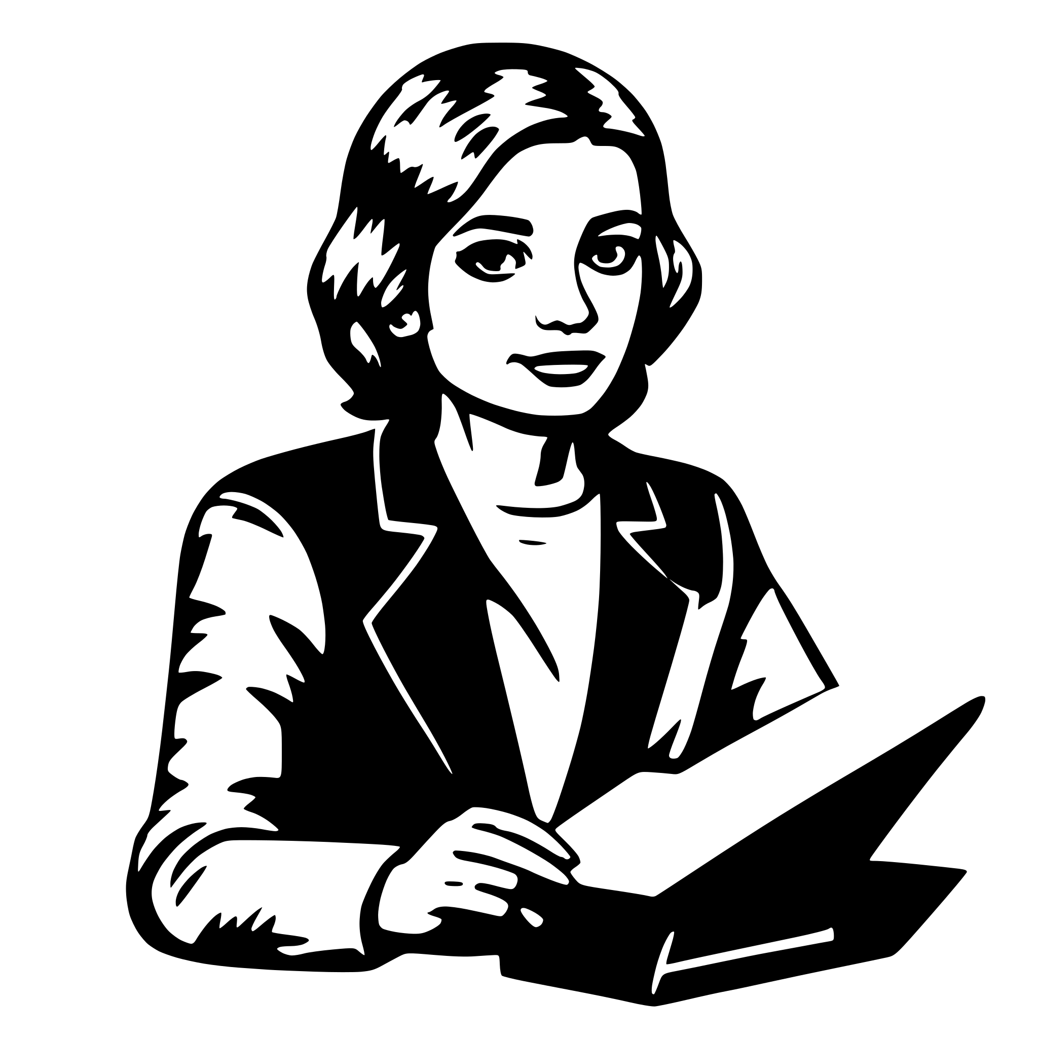 AI-generated SVG of a translator