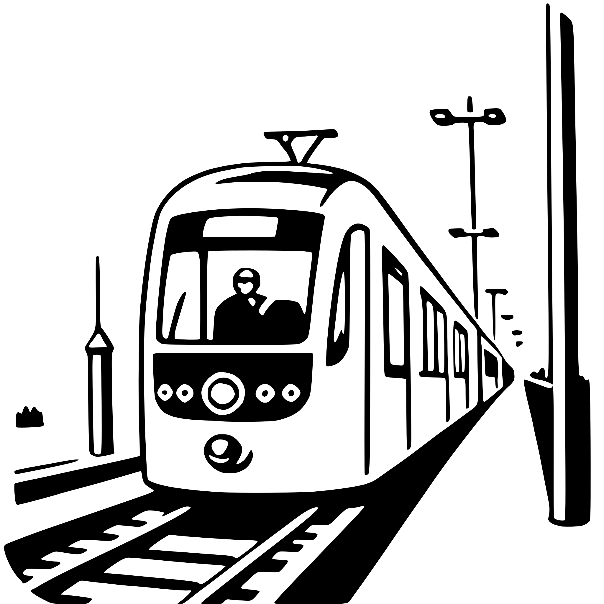 AI-generated SVG of 'light rail'