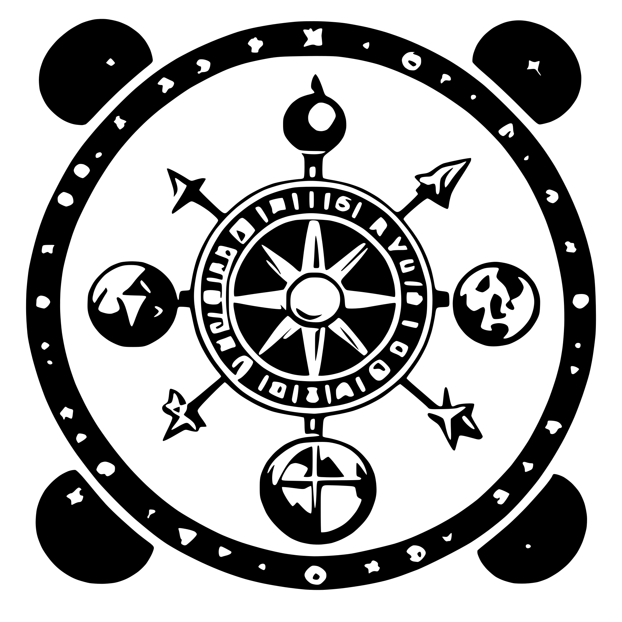 AI-generated SVG of a astrology