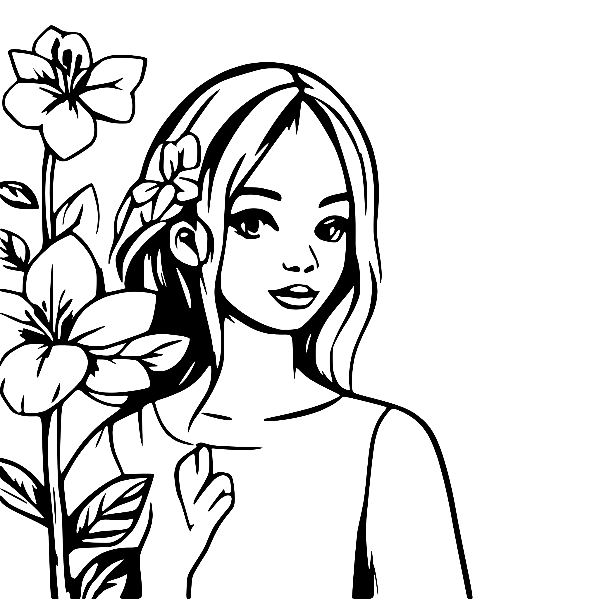 AI-generated SVG of a Flowers