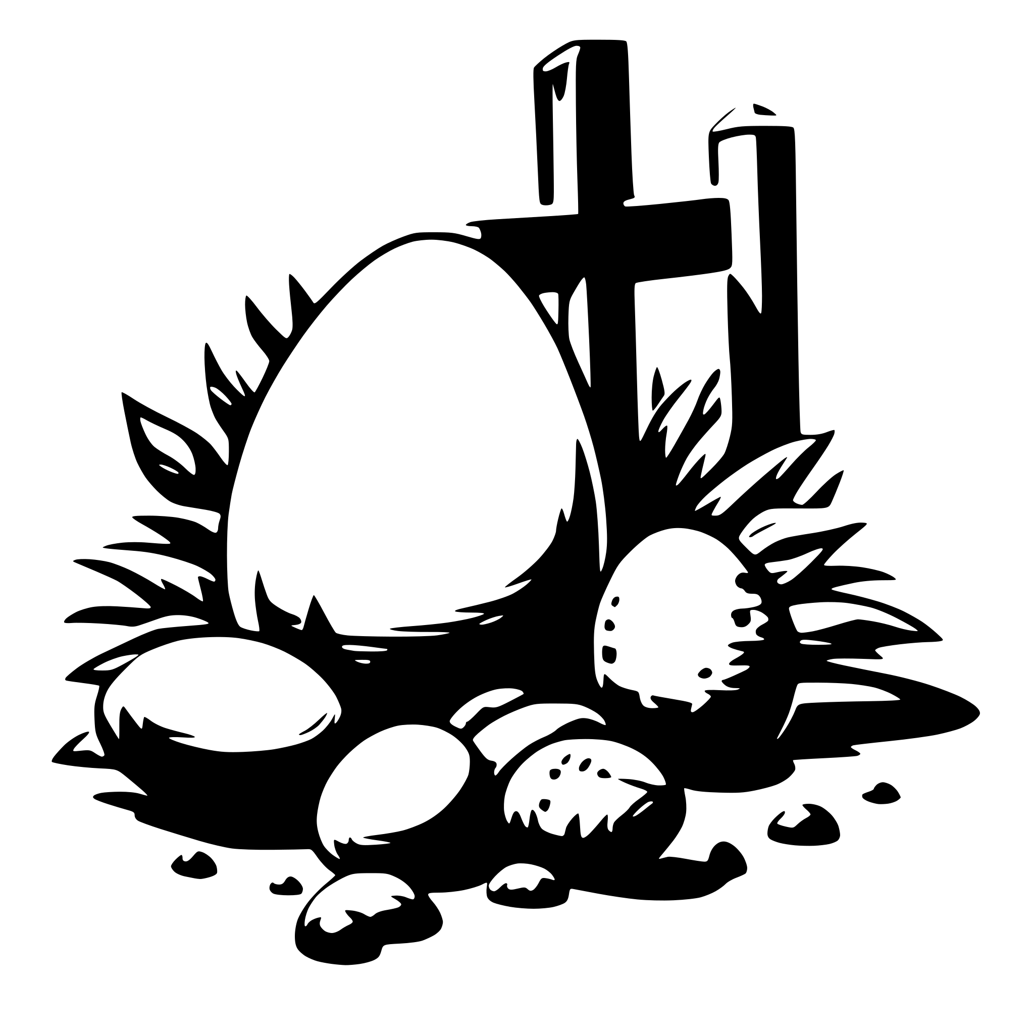 AI-generated SVG of a Easter, Christian
