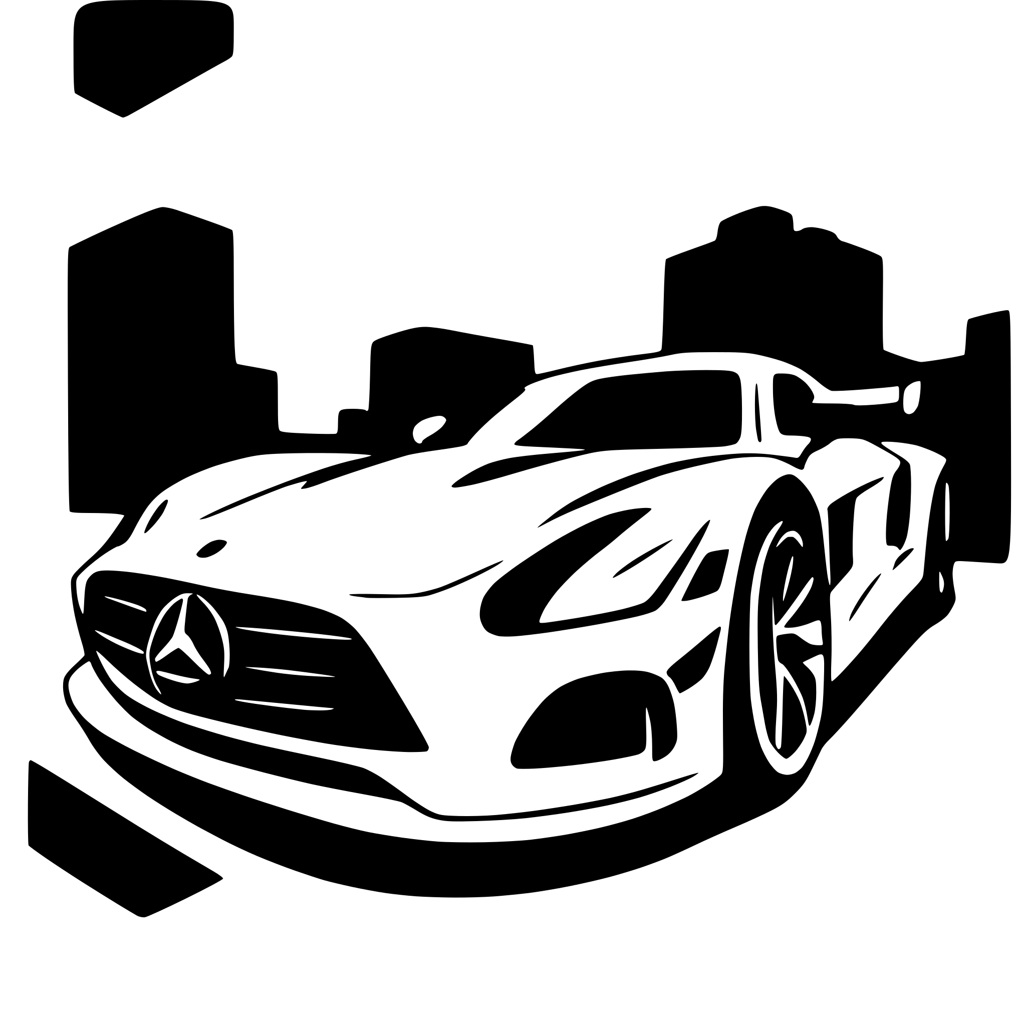 AI-generated SVG of a Mercedes AMG one as a drawing to color in. Without Logos.