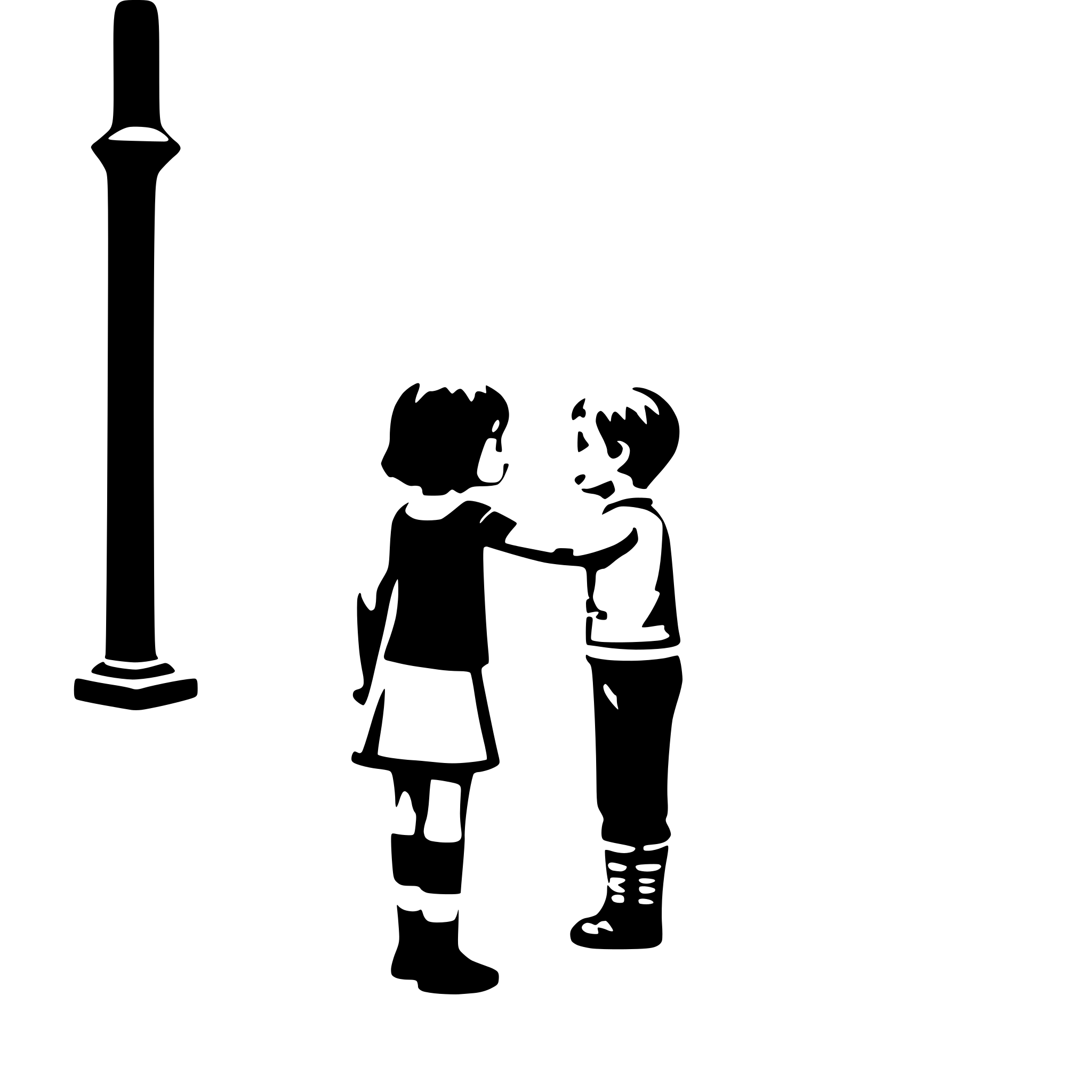 AI-generated SVG of a Toddler saying goodbye to the kindergarden
