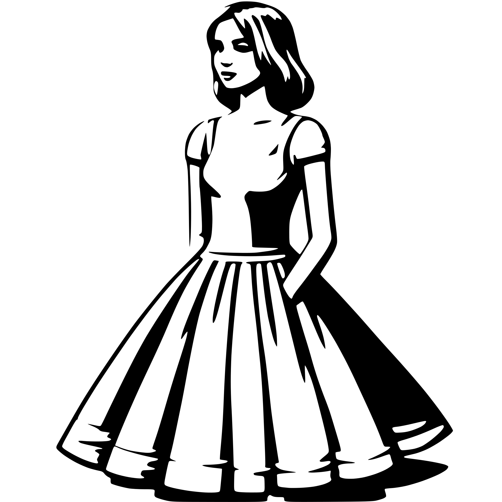 AI-generated SVG of a Dress