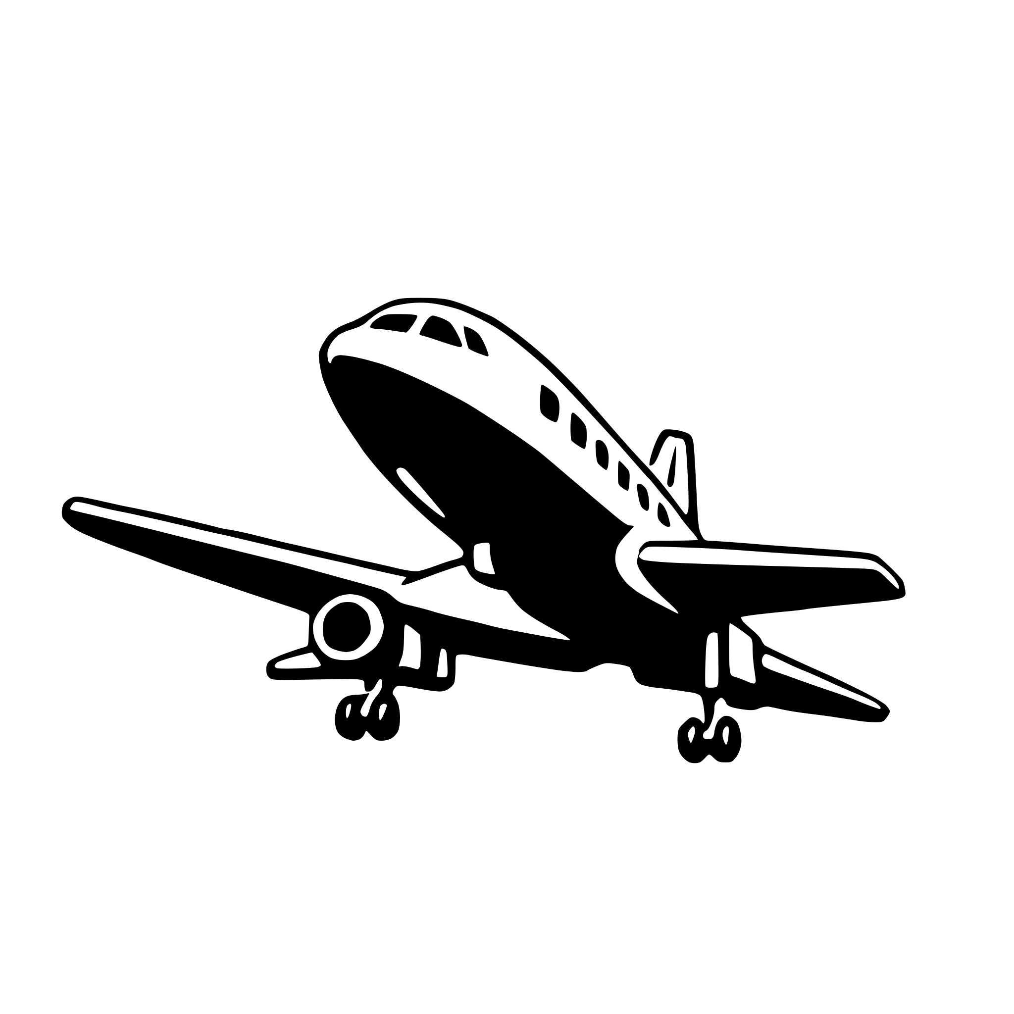 AI-generated SVG of 'airliner'