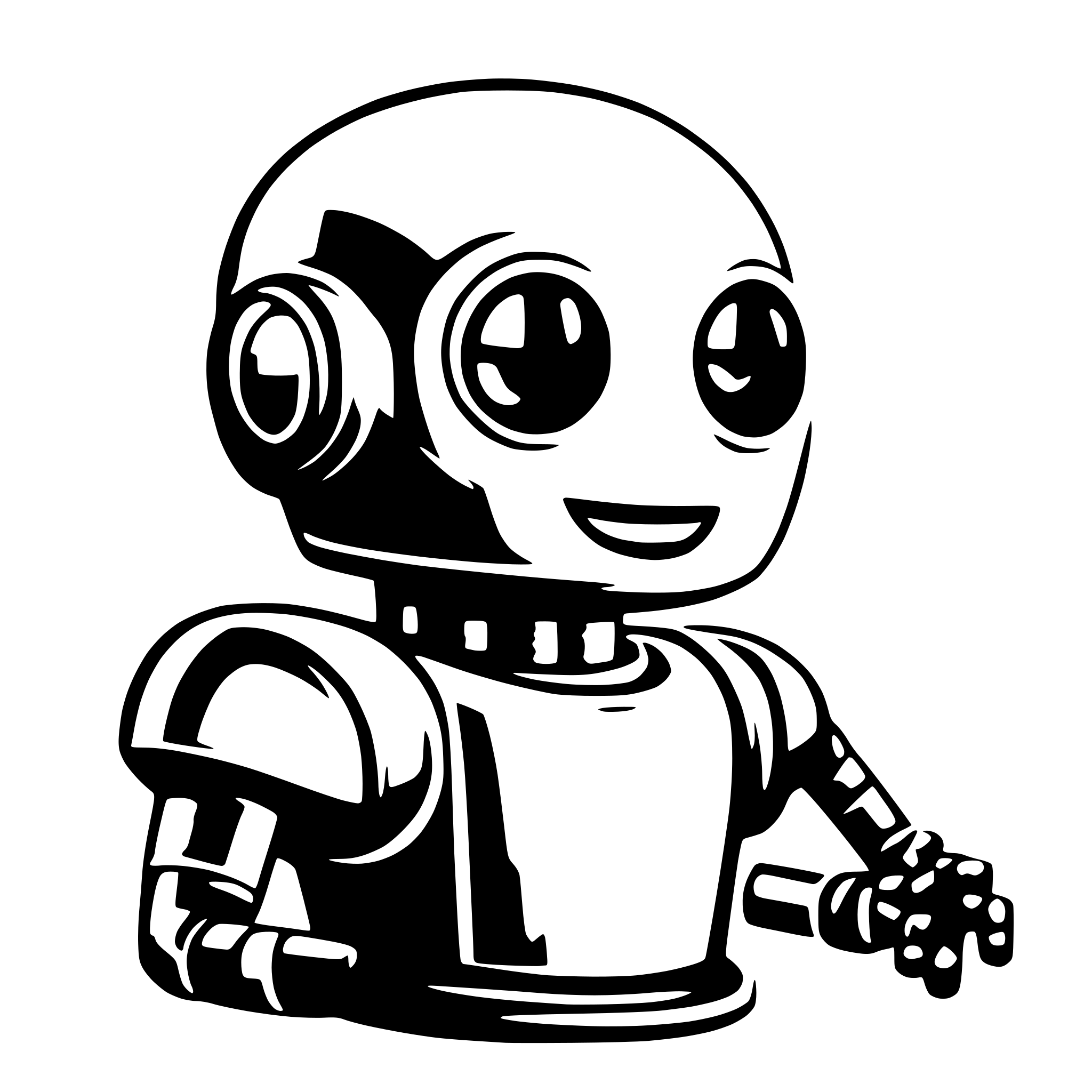 AI-generated SVG of 'Chat bot'