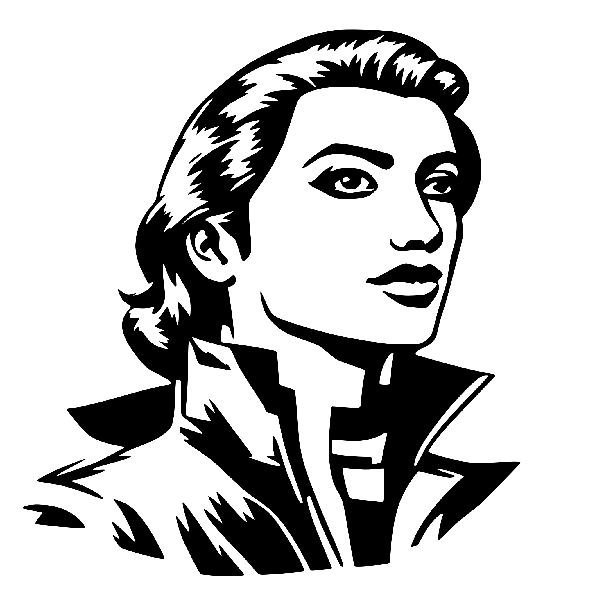 AI-generated SVG of 'celebrities'