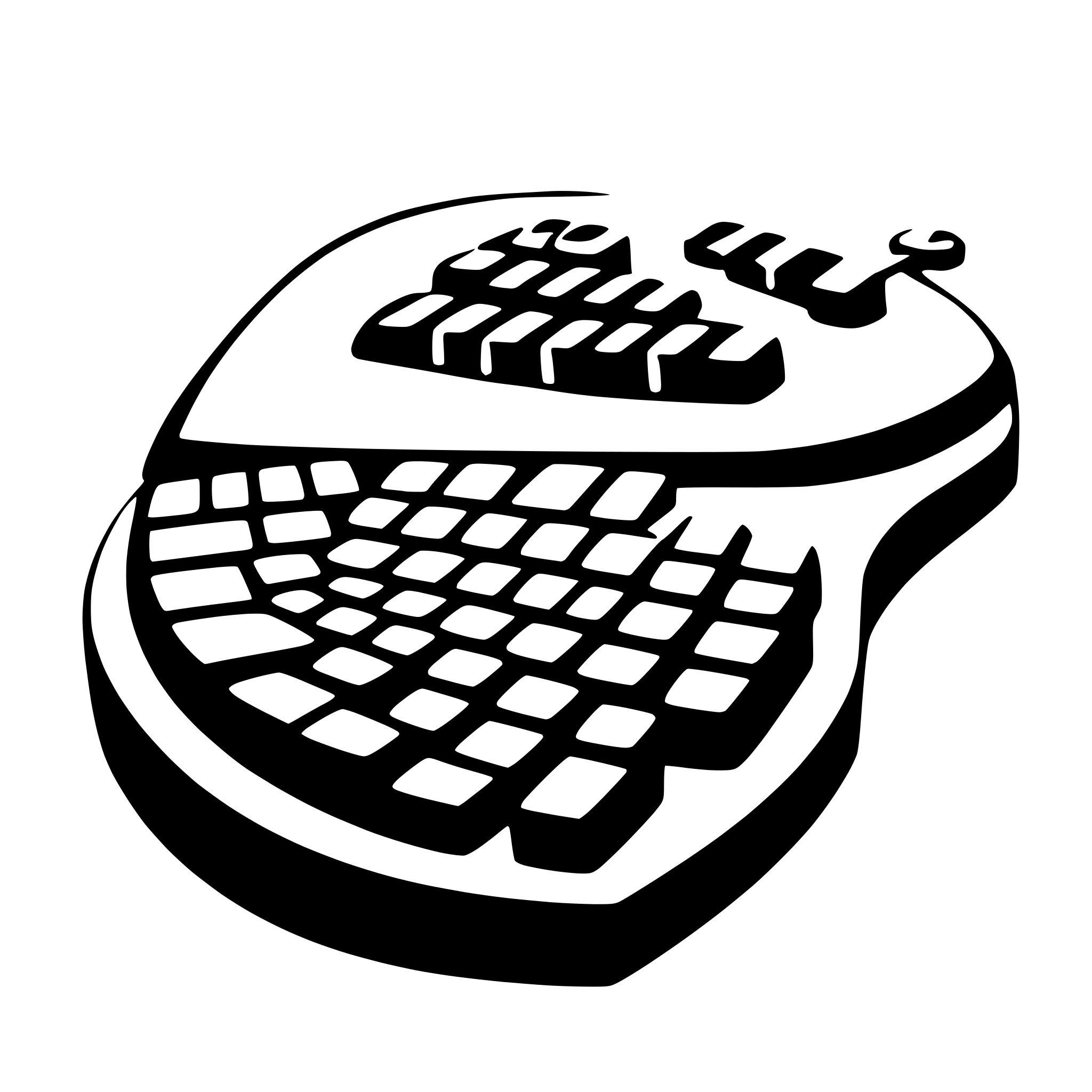 AI-generated SVG of a keyboard