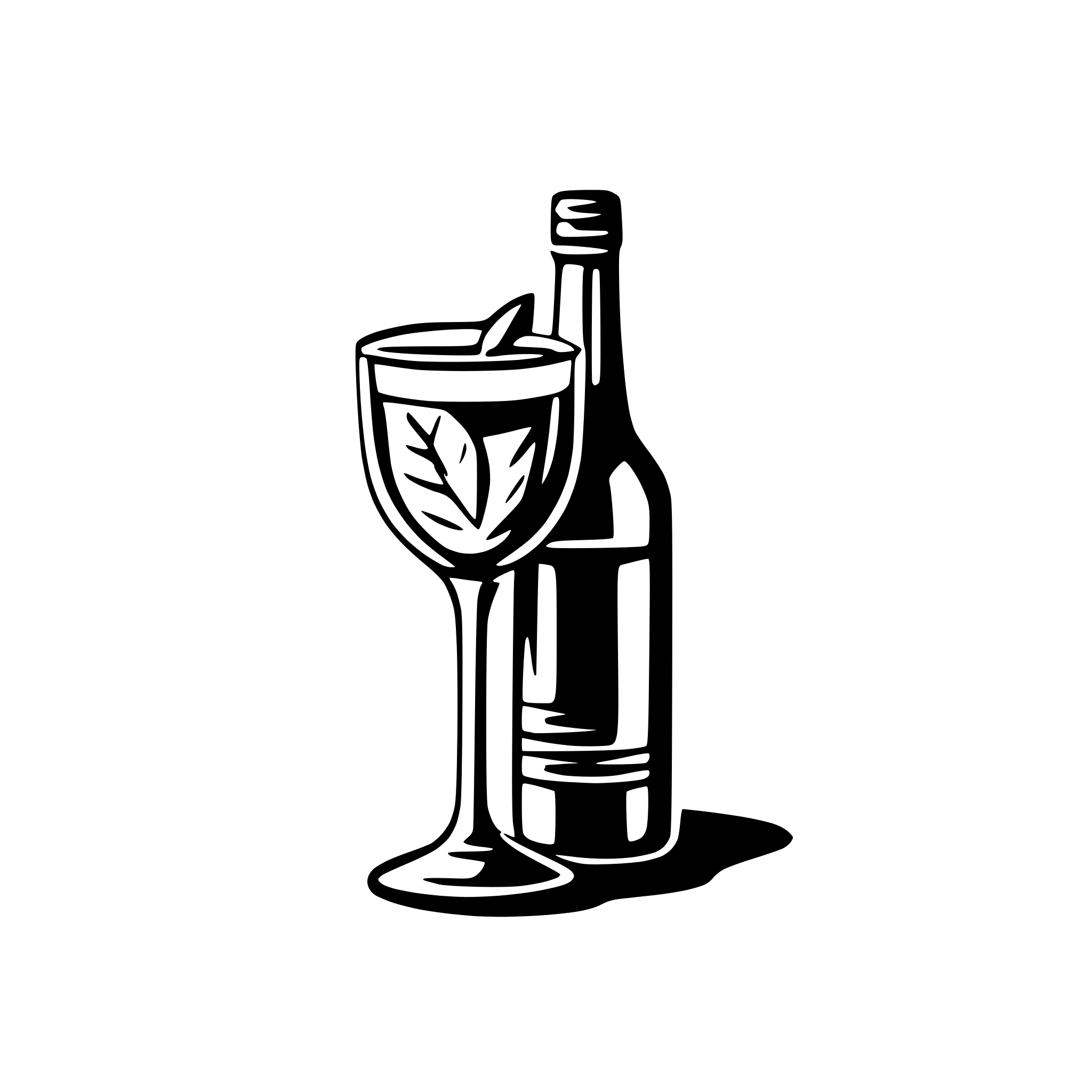 AI-generated SVG of a Aperol Spritz