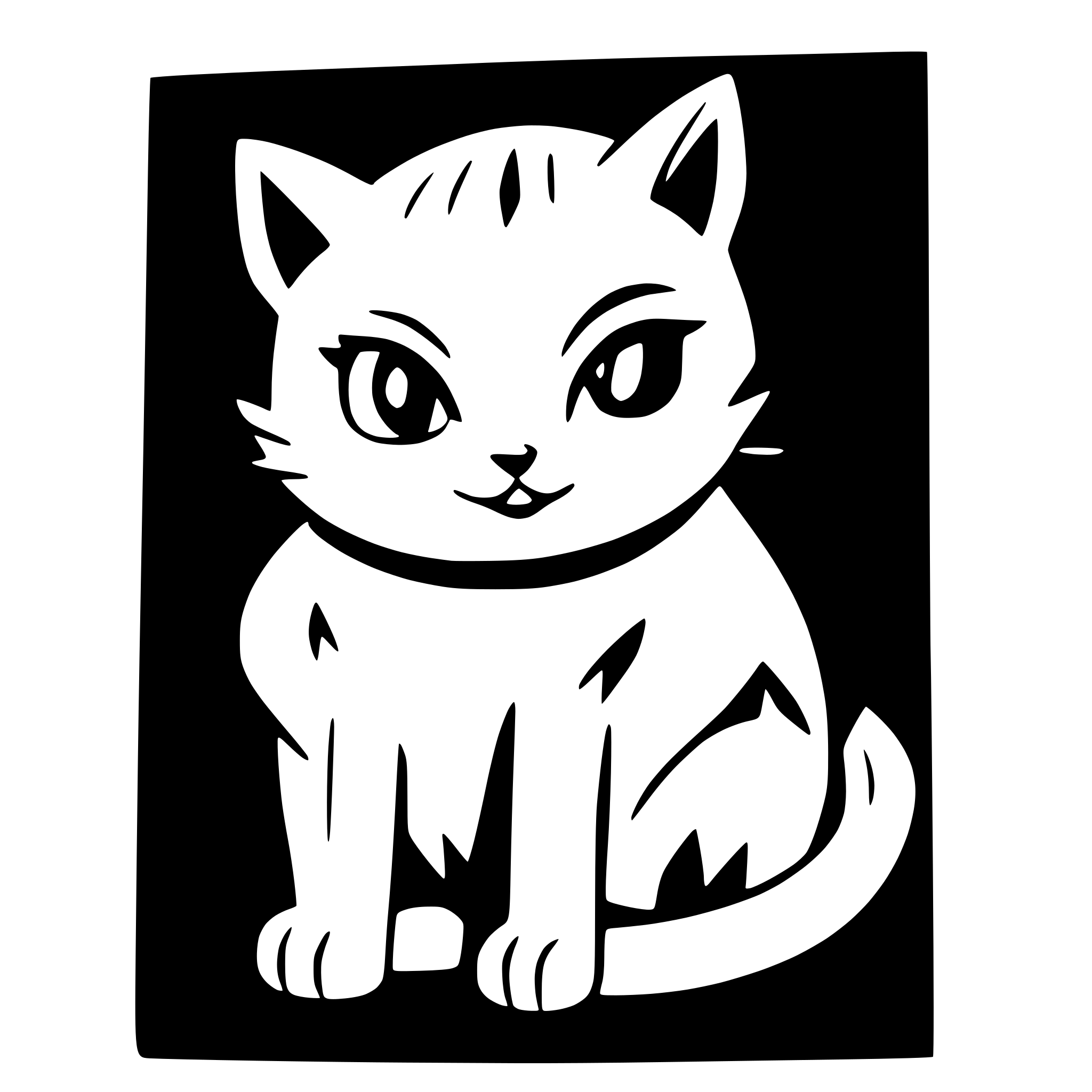 AI-generated SVG of a cat